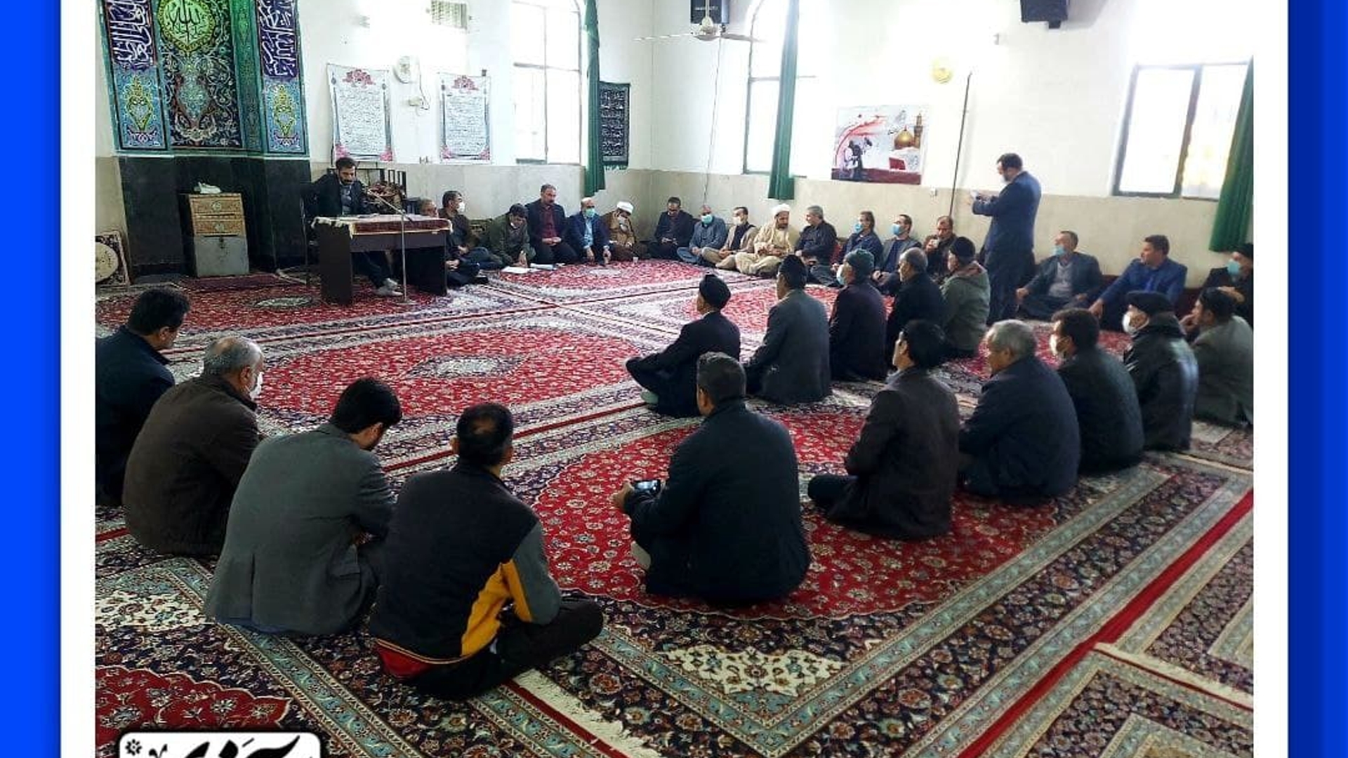 دیدار دکتر آصفری با دهیار ، اعضای شورا و تعدادی از ساکنین روستای خان_آباد شهرستان کمیجان