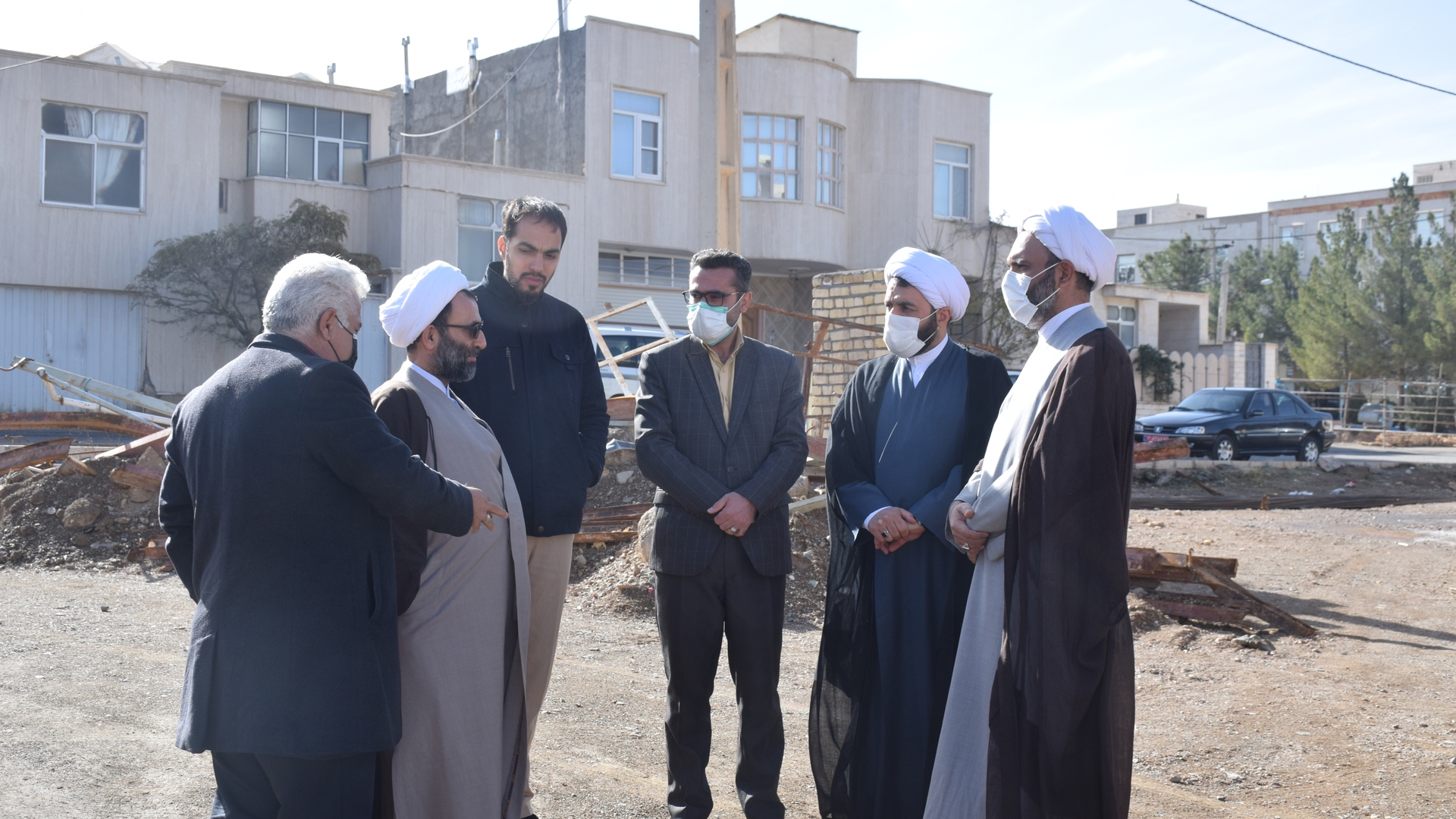 بازدید ناظری فرماندار شهرستان محلات از ساختمان در حال احداث موسسه تسنیم نیم ور