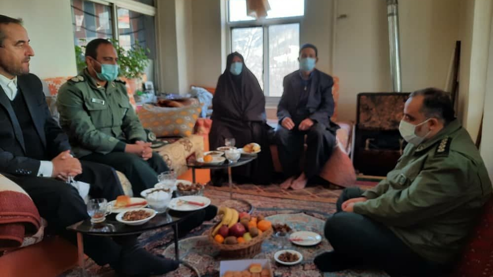 دیدار با خانواده شهید احمد ملکی