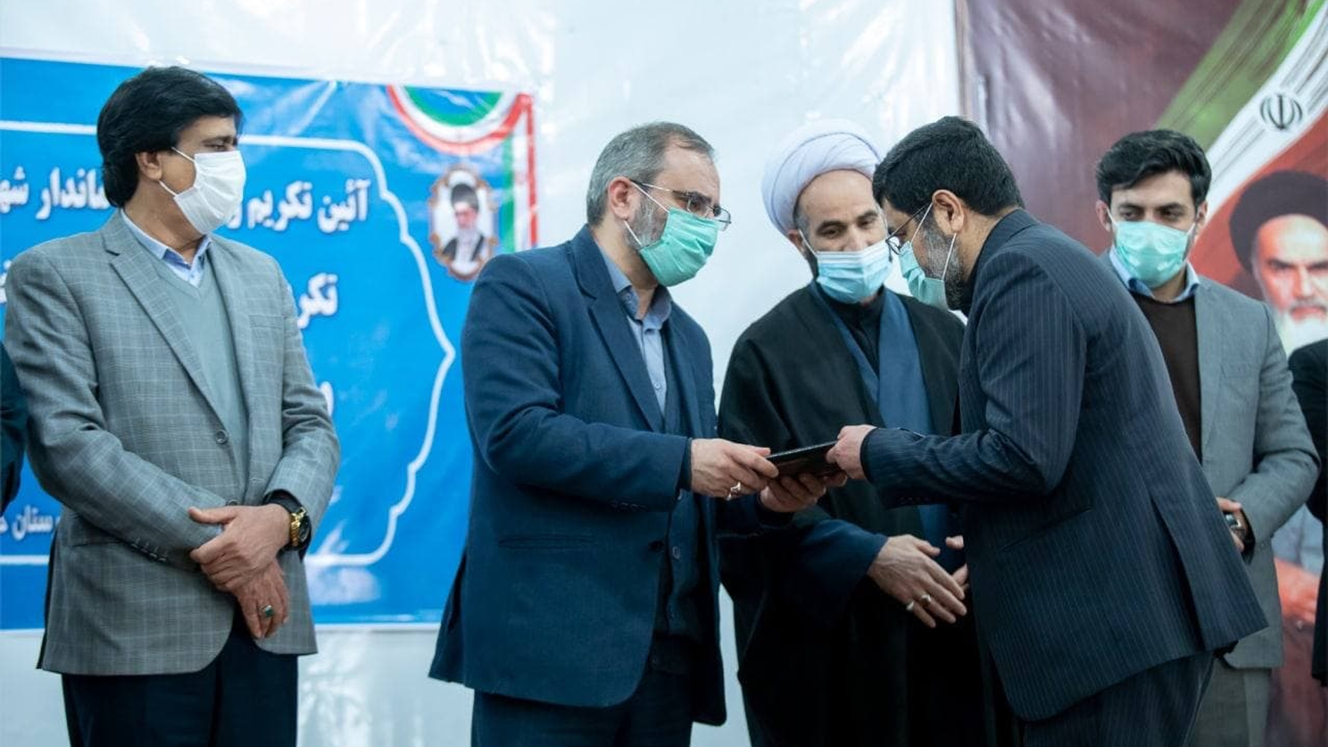 برگزاری آئین تکریم و معارفه فرماندار شهرستان خنداب