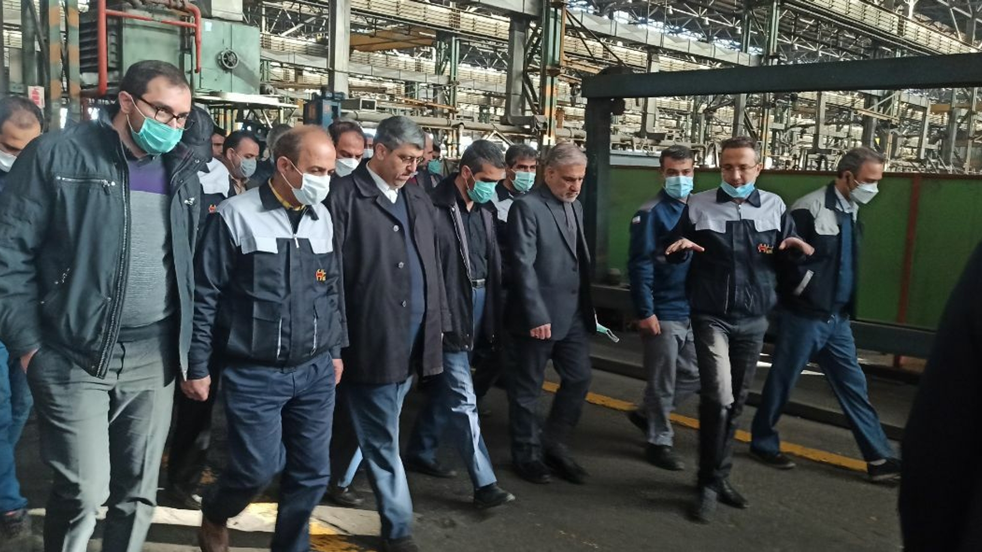 بازدید رضا محتشمی پور معاون امور معادن و فرآوری مواد وزیر صنعت، معدن و تجارت از شرکت هپکو‌ اراک