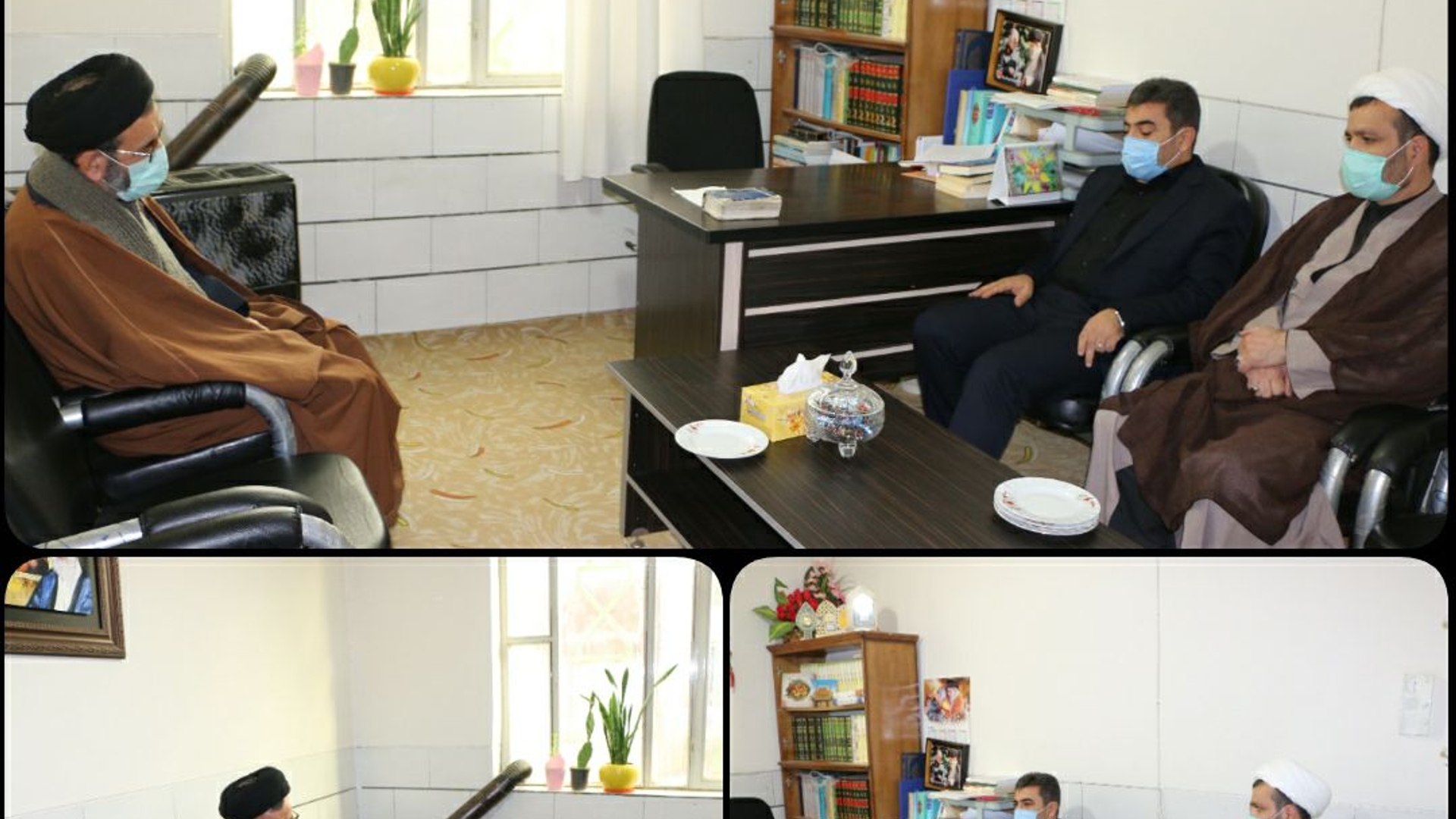 دیدار فرماندار شهرستان شازند با حجت الاسلام مهدی نژاد امام جمعه شهرشازند