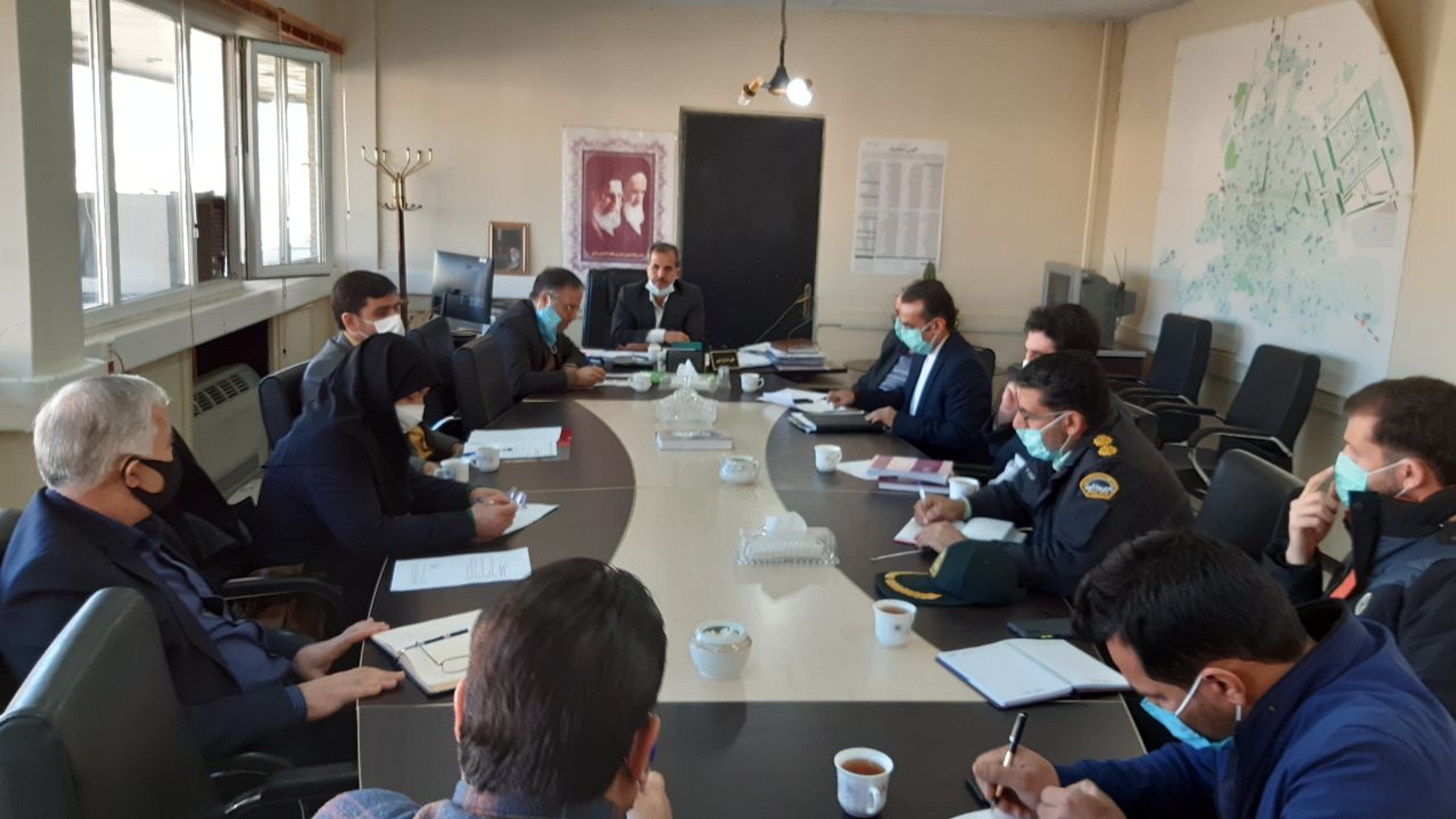 جلسه کمیسیون ساماندهی امور اتباع بیگانه شهرستان صبح یکشنبه ۵ دیماه ۱۴۰۰ به ریاست معاون سیاسی اجتماعی فرماندار وباحضور اعضادرمحل فرمانداری برگزار شد