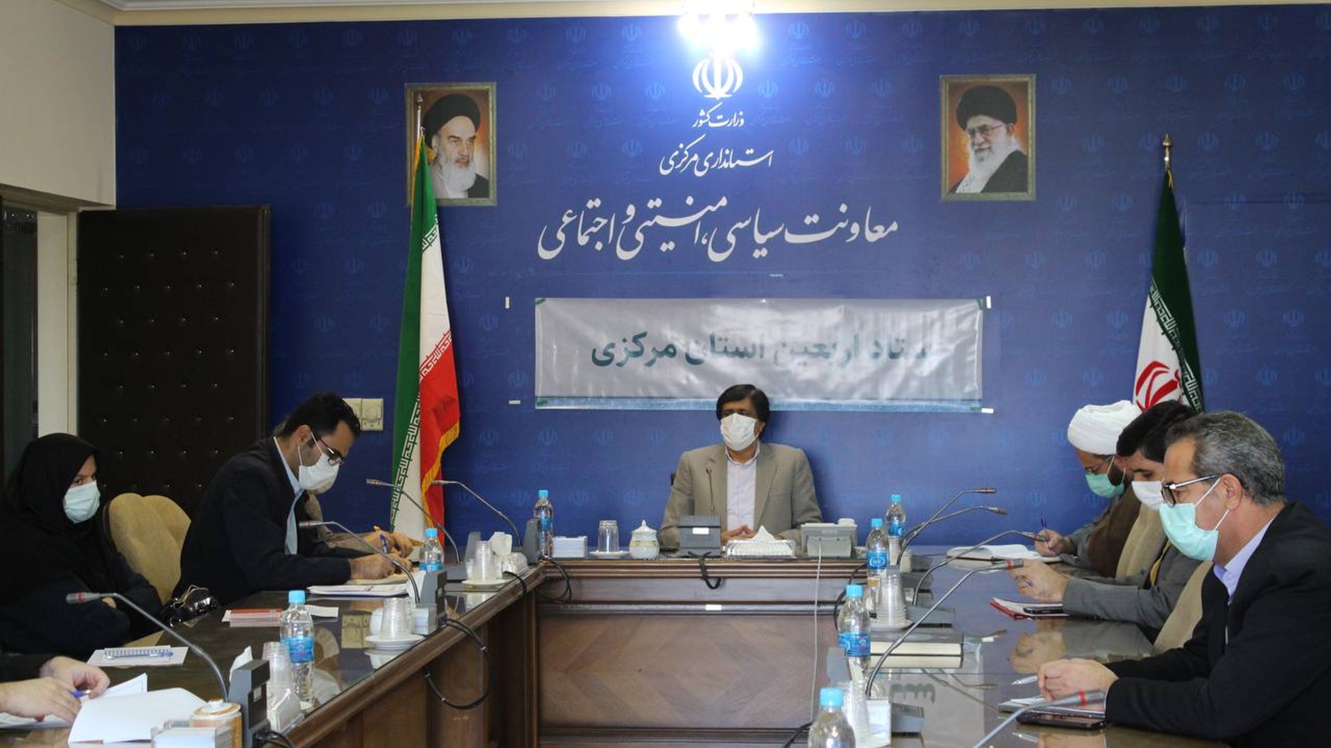 جلسه ستاد اربعين استان مركزي به رياست معاون سياسي،امنيتي و اجتماعي استاندار مركزي با حضور مديران و مسئولين مربوطه برگزار شد