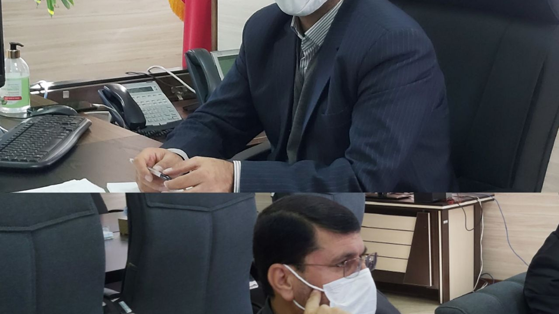 دیدار رئیس هیات نظارت بر انتخابات ششمین دوره شوراهای اسلامی شهرستان آشتیان با فراهانی سرپرست فرمانداری آشتیان