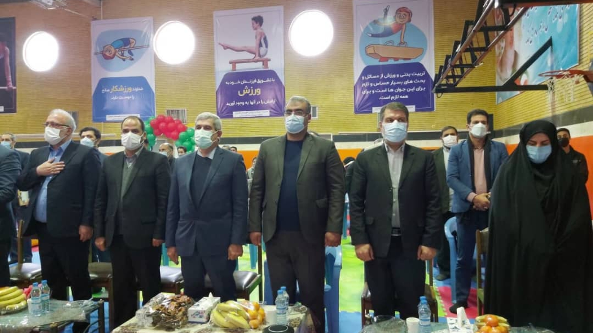 آیین افتتاح خانه ژیمناستیک معلم ورزشکار شهید علی حسینی آشتیانی
