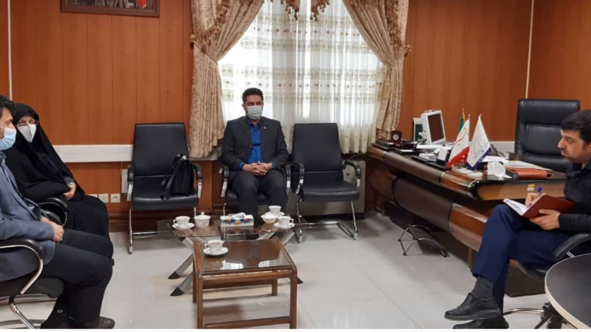 دیدار مدیر کل بهزیستی ورئیس اداره بهزیستی شهرستان با مهندس هادی فرماندار شهرستان اراک