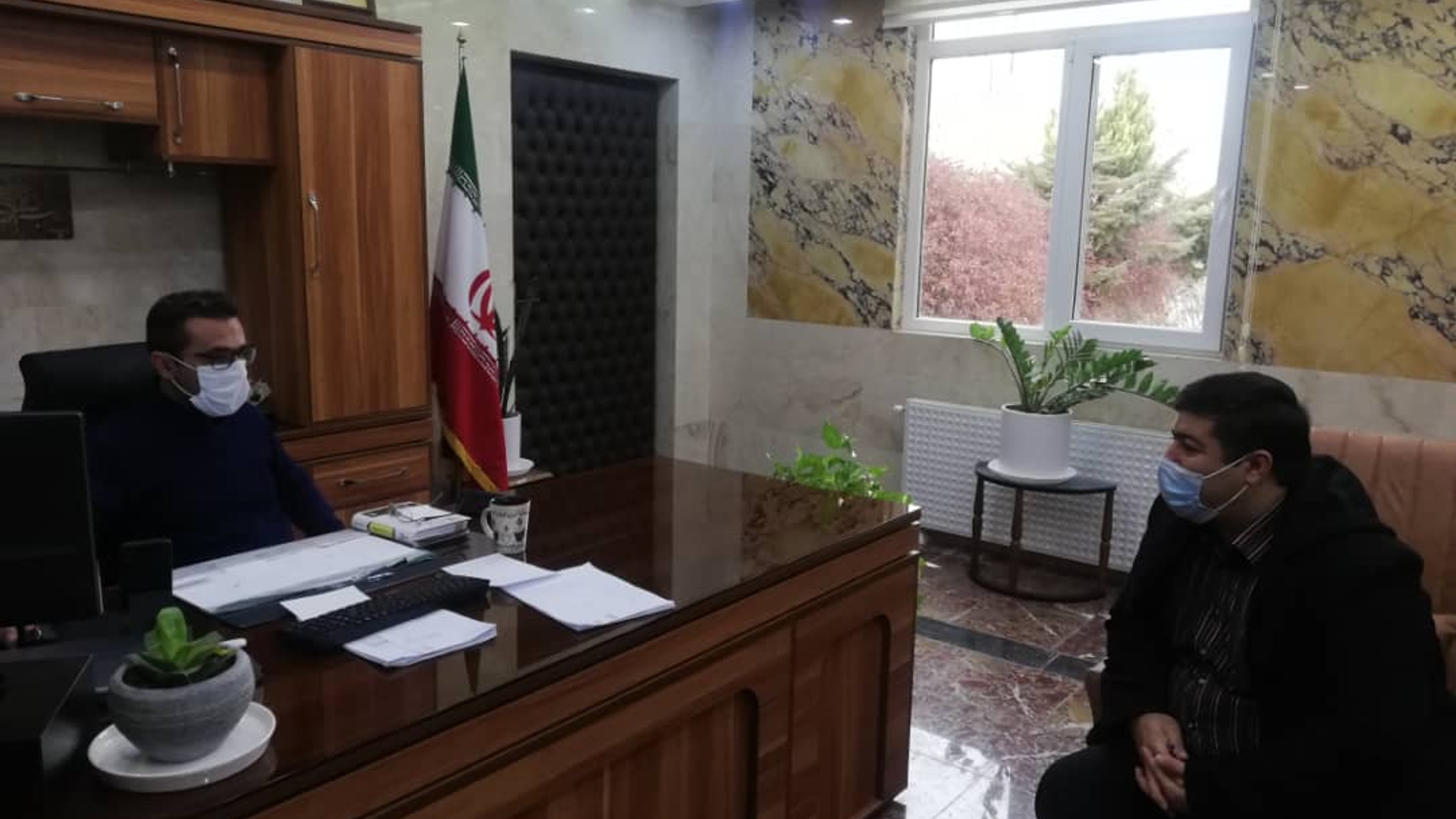 دیدار مدیرعامل انجمن حمایت از خانواده زندانیان با ناظری فرماندار شهرستان محلات