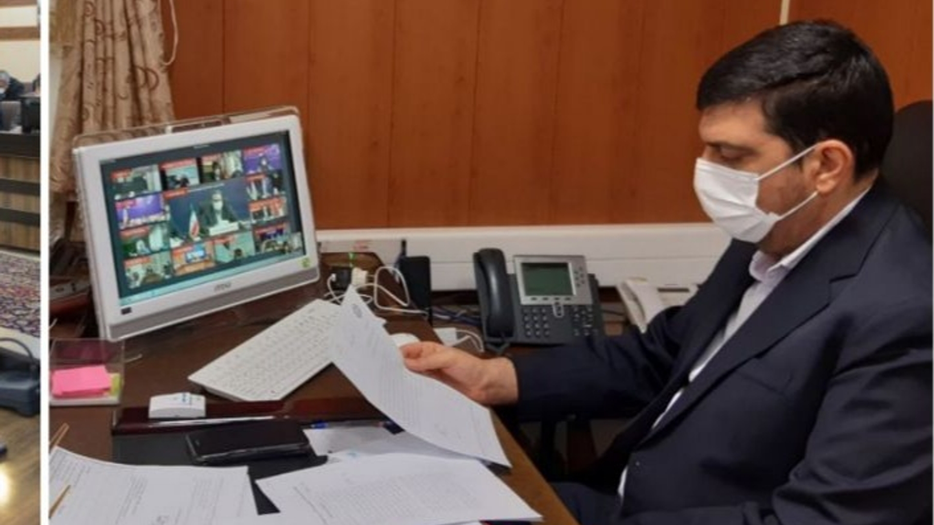 کارگروه امور زیربنایی و شهرسازی استان مرکزی به ریاست استاندار مرکزی و با حضور مدیران دستگاه‌های اجرایی برگزار  فرماندار شهرستان اراک از طریق ویدئو کنفرانس حضور داشتند