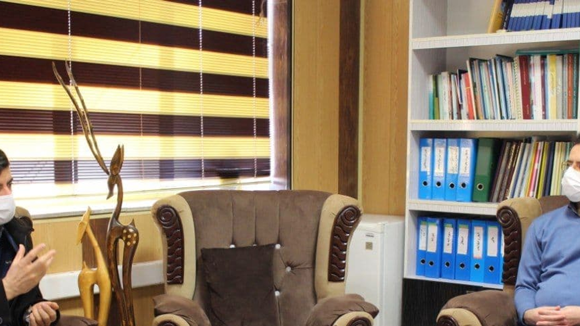 نشست مدیرکل دفتر امور روستایی و شوراهای استانداری با قائم مقام اداره کل صدا و سیمای استان مرکزی