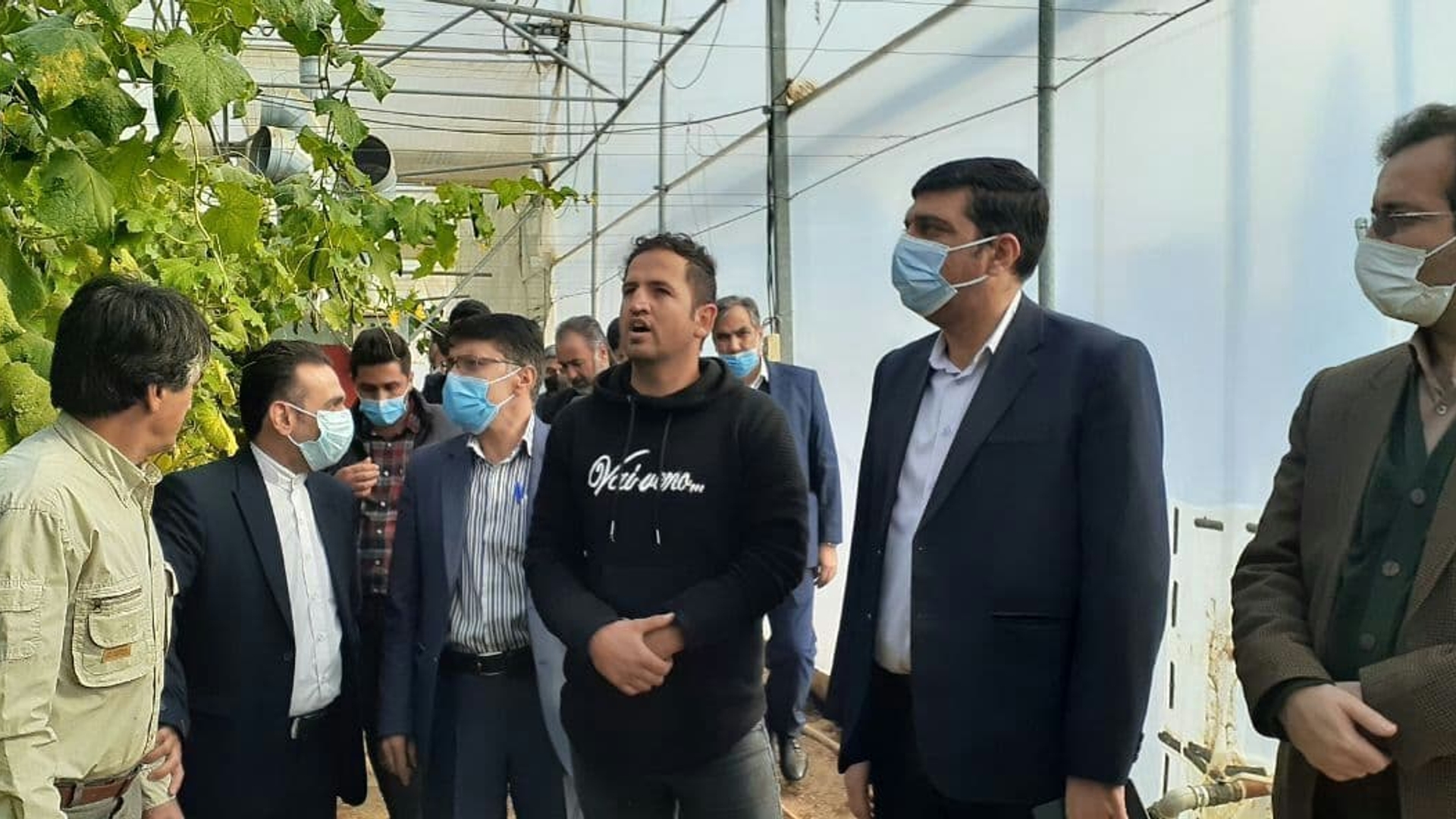 بازدید میدانی از روستای انجدان و مجموعه گلخانه ای روستای امان آباد شهرستان اراک