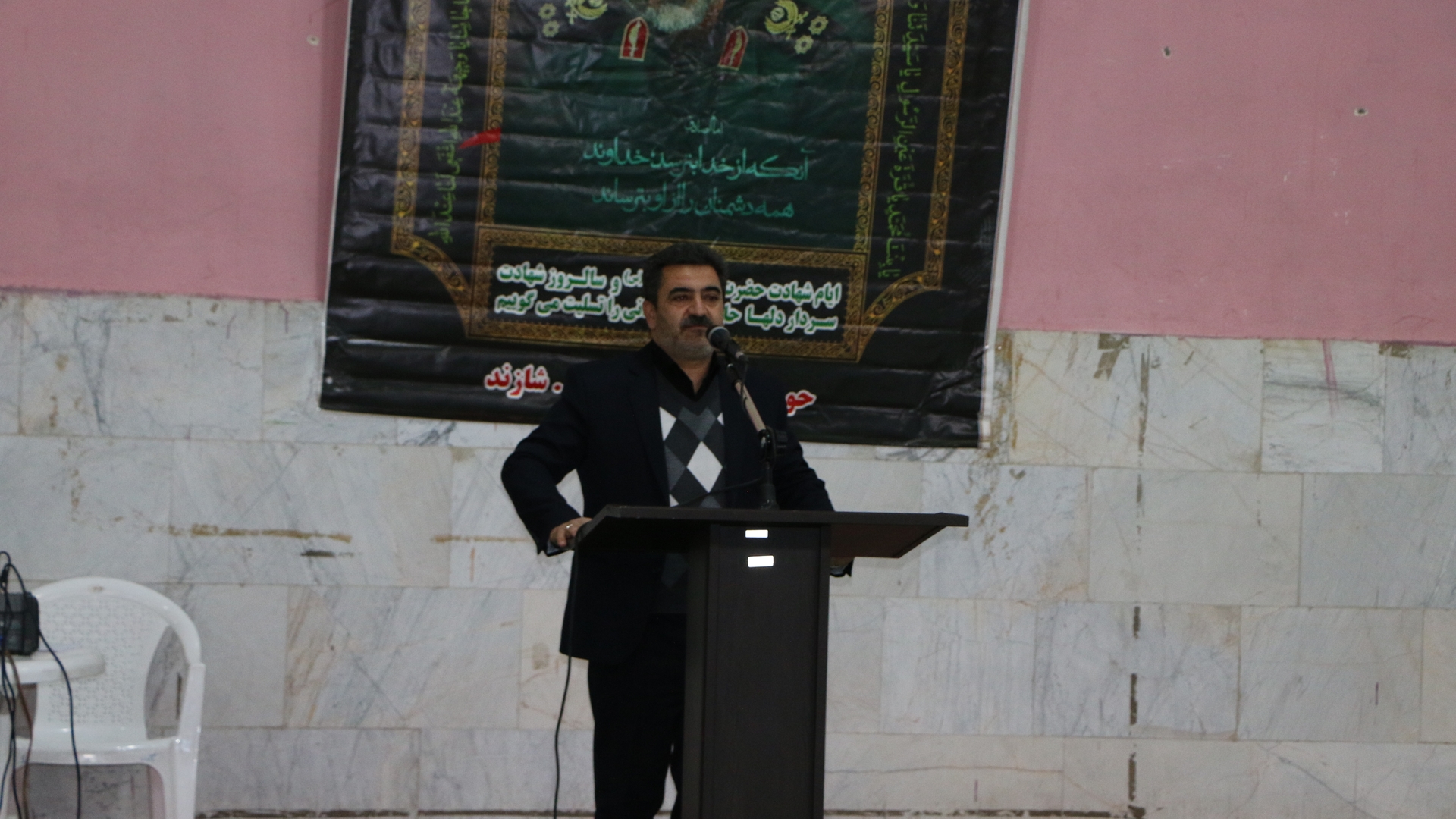 حضور دکتر رمضانی فرماندارشهرستان شازند در مراسم ویژه سالگرد سردارشهید حاج قاسم سلیمانی