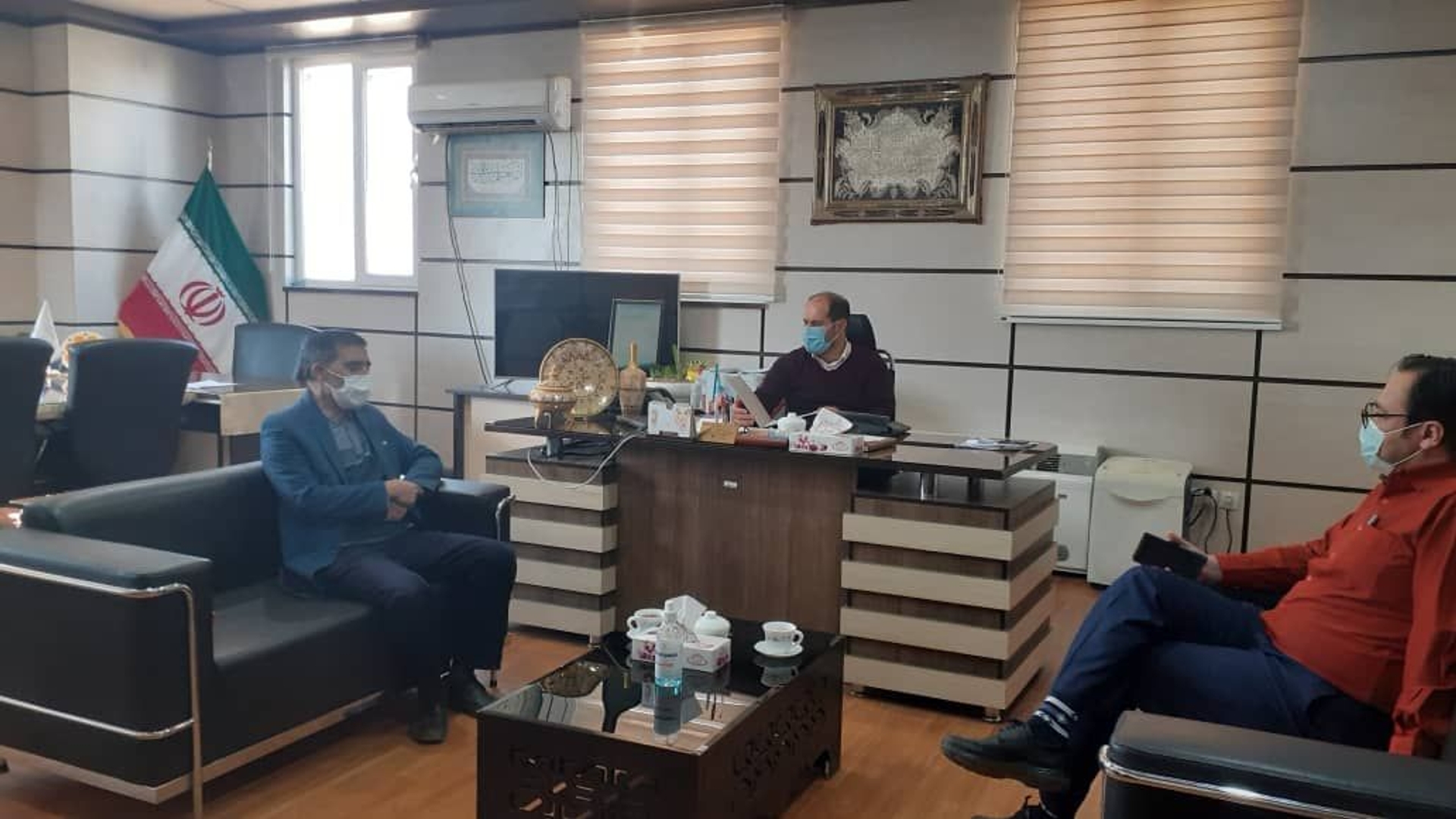 ✅ملاقات رئیس شورای بخش مرکزی