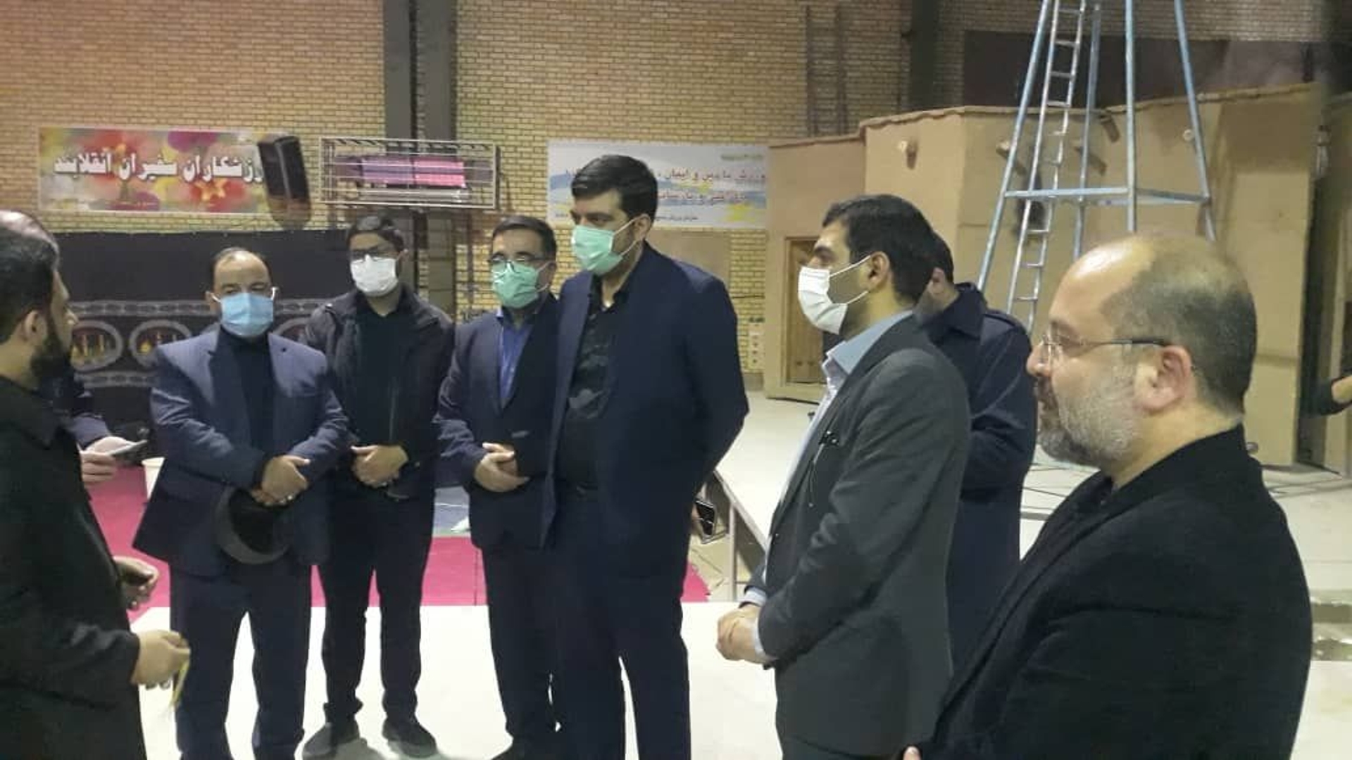 ‏ بازدید فرماندار شهرستان اراک وهیات همراه از کانون بسیج اراک