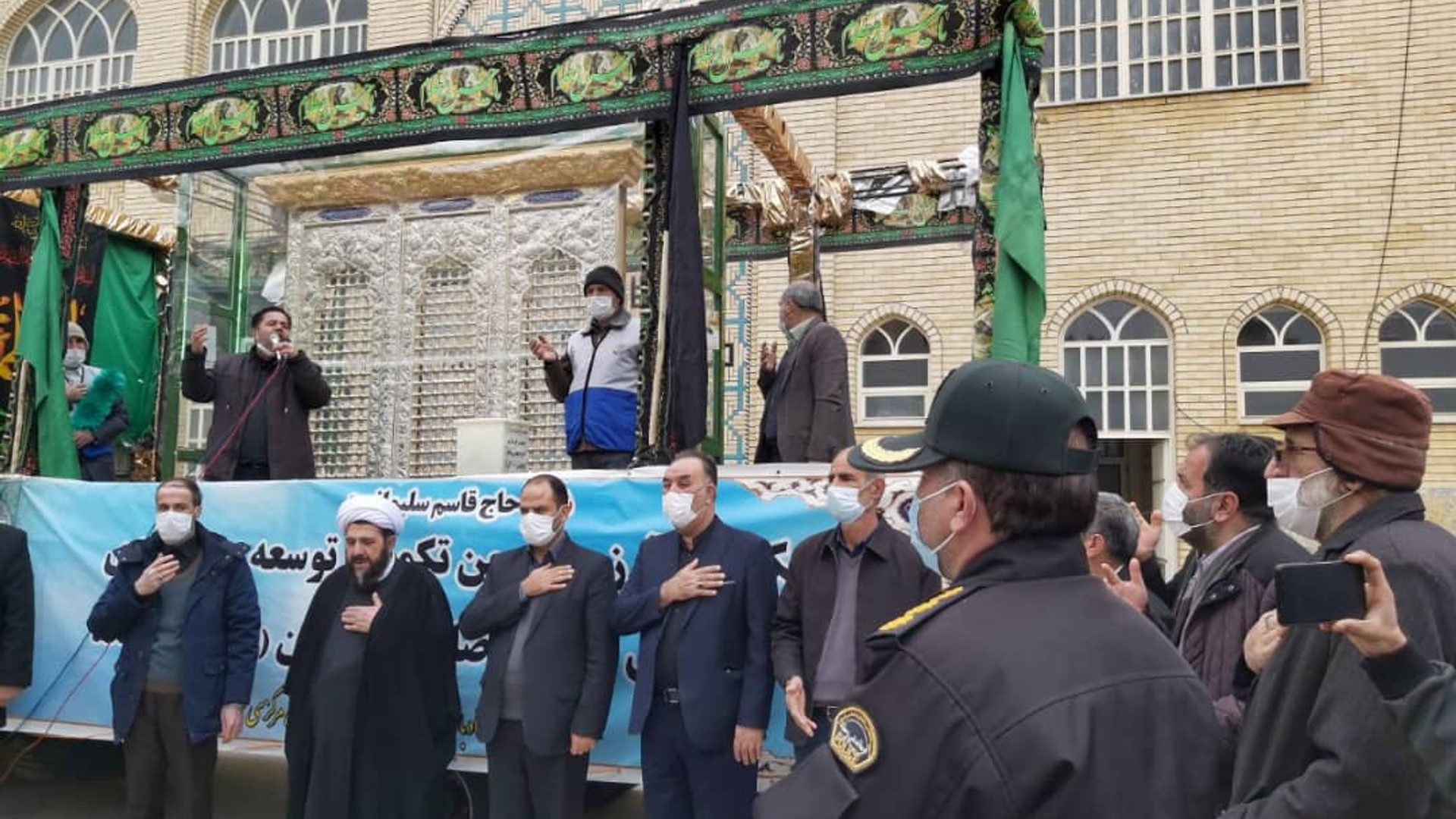 آئین بدرقه نیم ضریح سرداب مقدس امام زمان (عج)