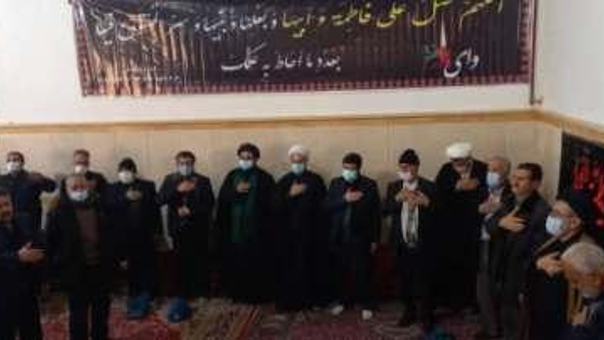 مراسم روضه و عزاداری بمناسبت  شهادت حضرت فاطمه (س) در امامزاده ابراهیم(ع) روستای نوده