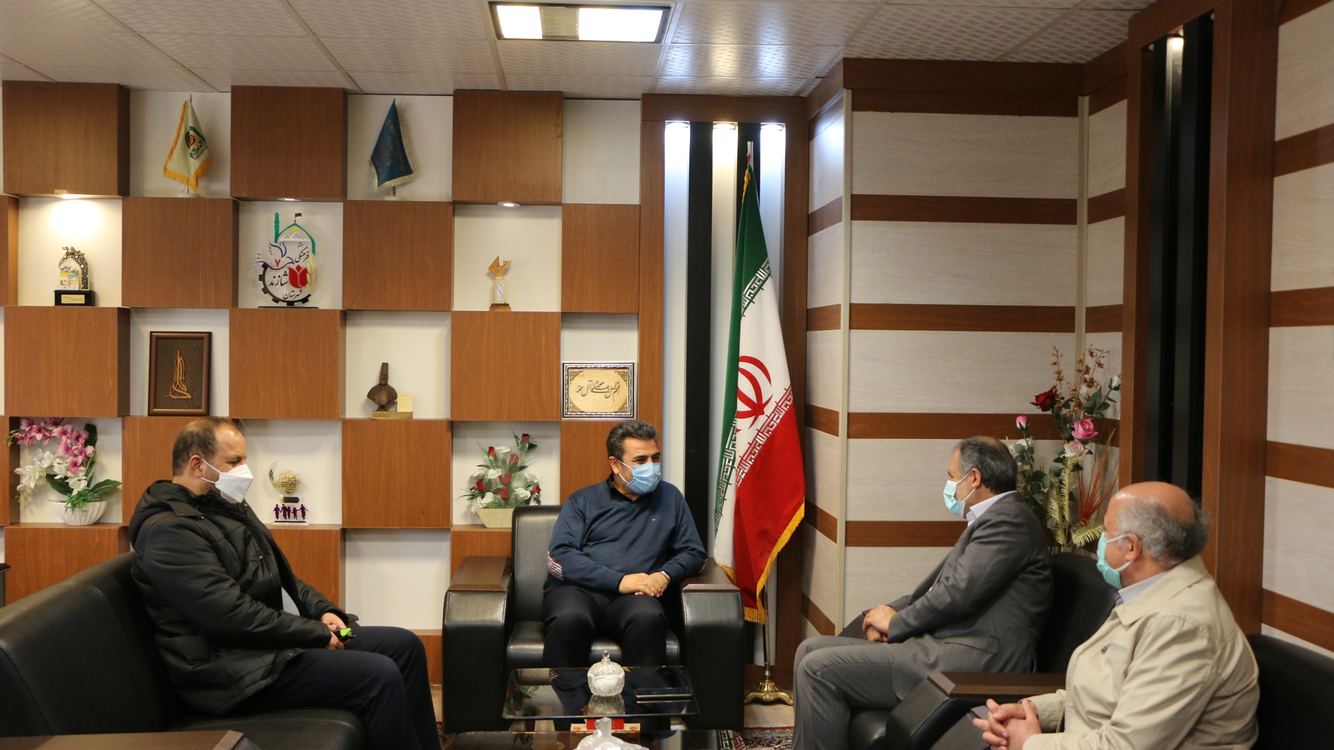 دیدار مدیرعامل آب منطقه ای استان مرکزی با فرماندار شهرستان شازند