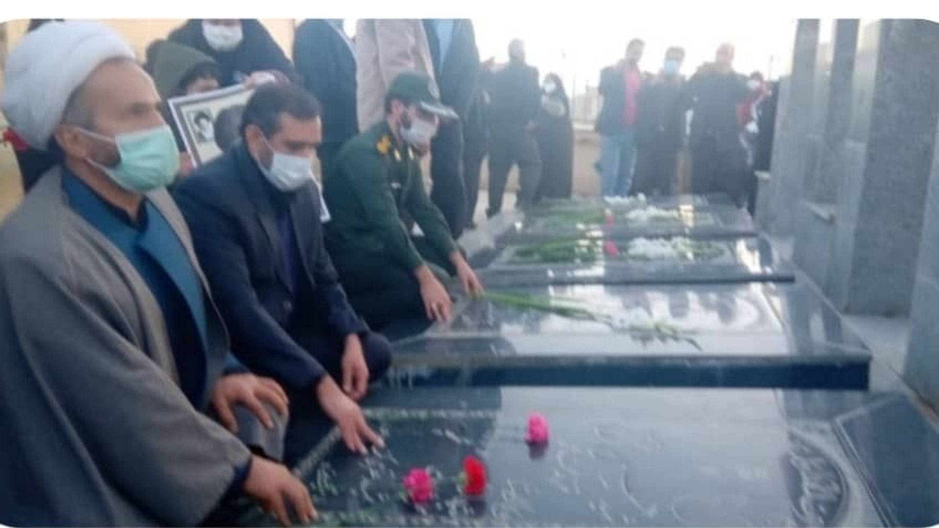 گلباران گلزار مطهر شهدای روستای موت آباد شهرستان اراک