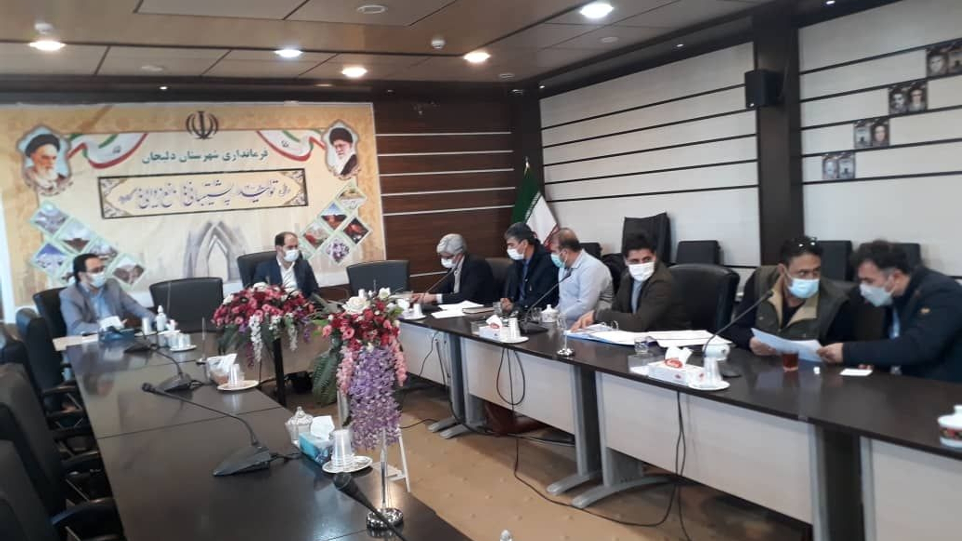 ✅جلسه هماهنگی پروژه احداث باند دوم نراق دلیجان