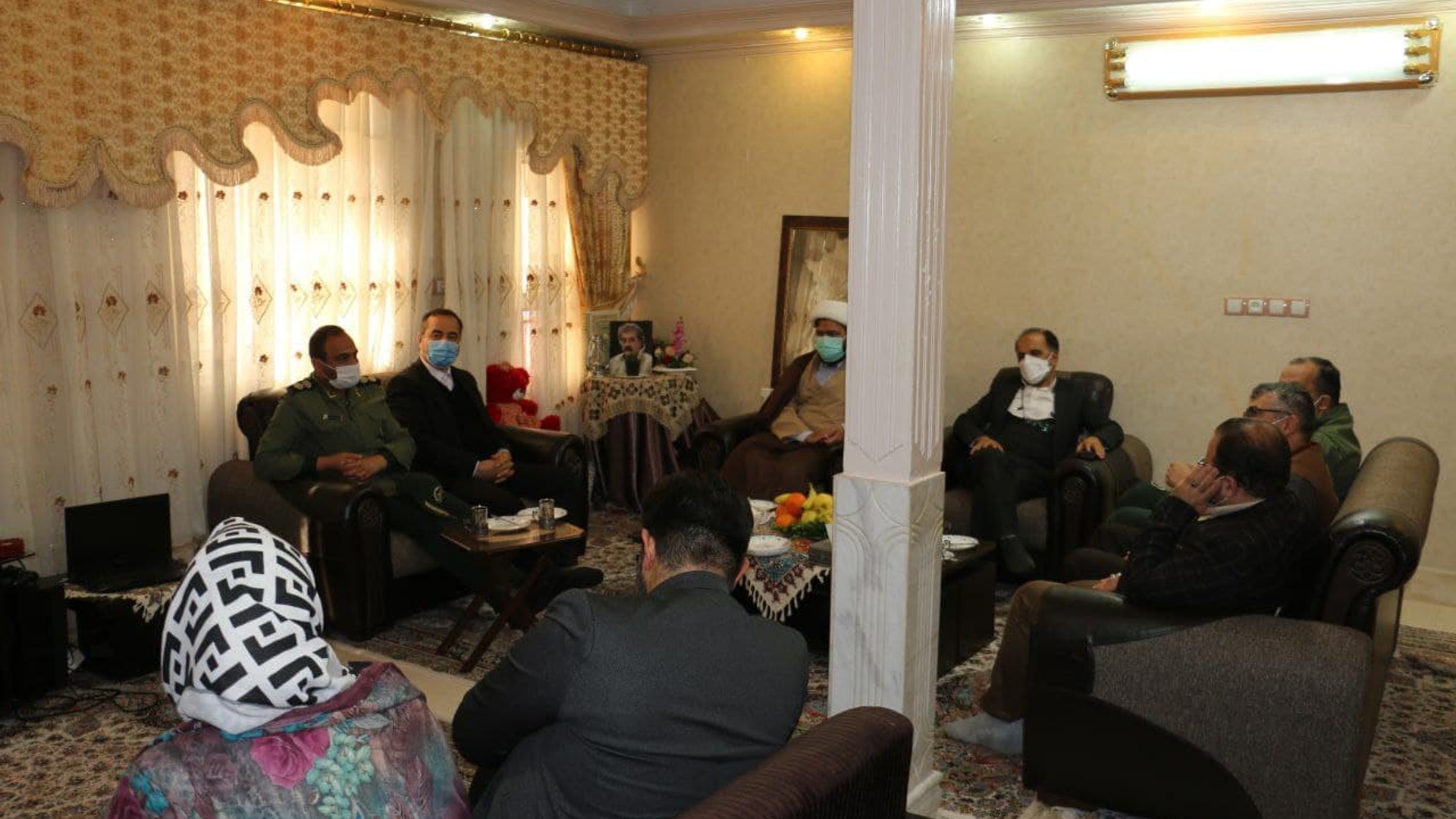 دیدار با خانواده جانباز سرافراز مرحوم مسعود غفاری