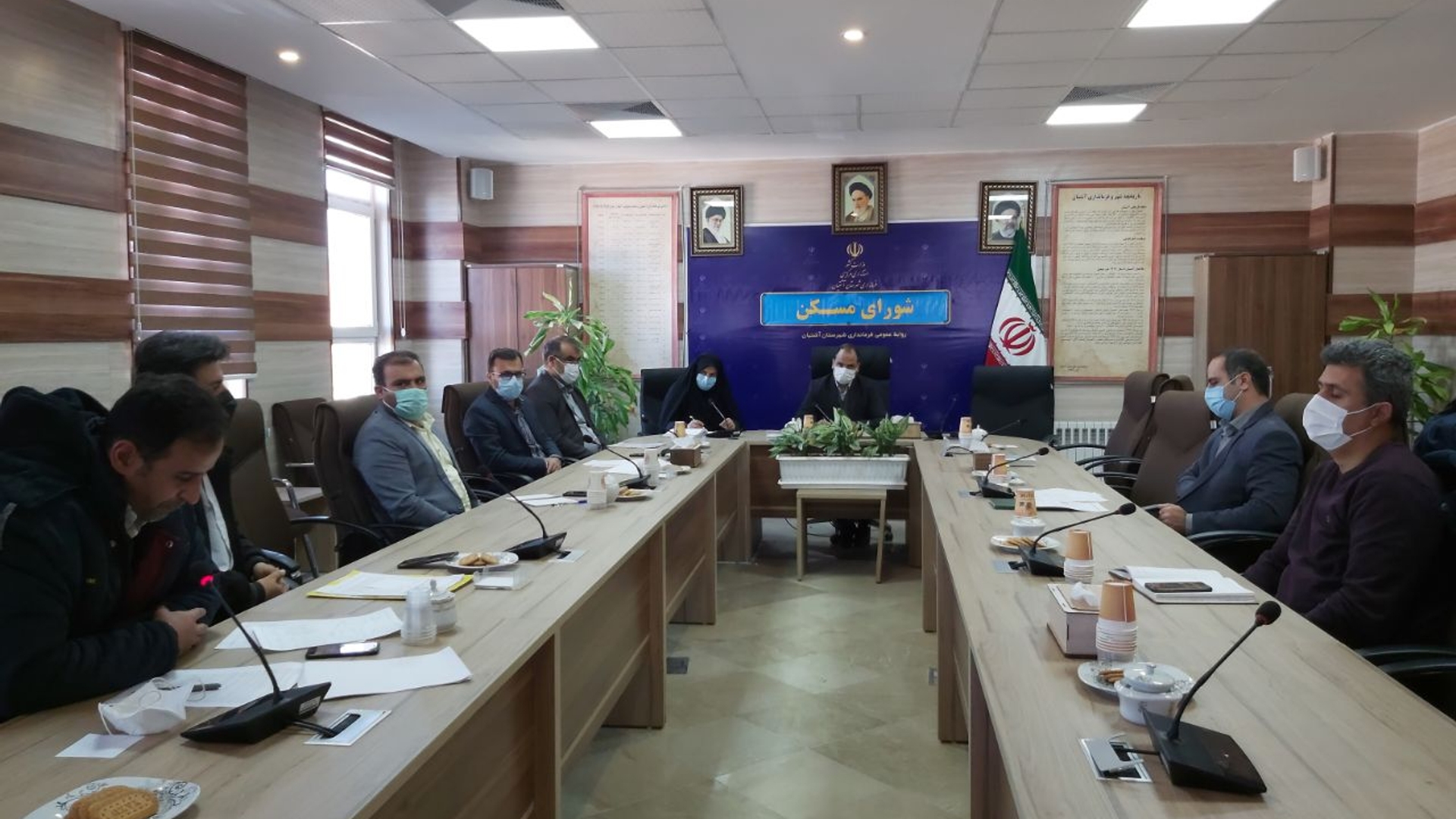 جلسه شورای مسکن  آشتیان