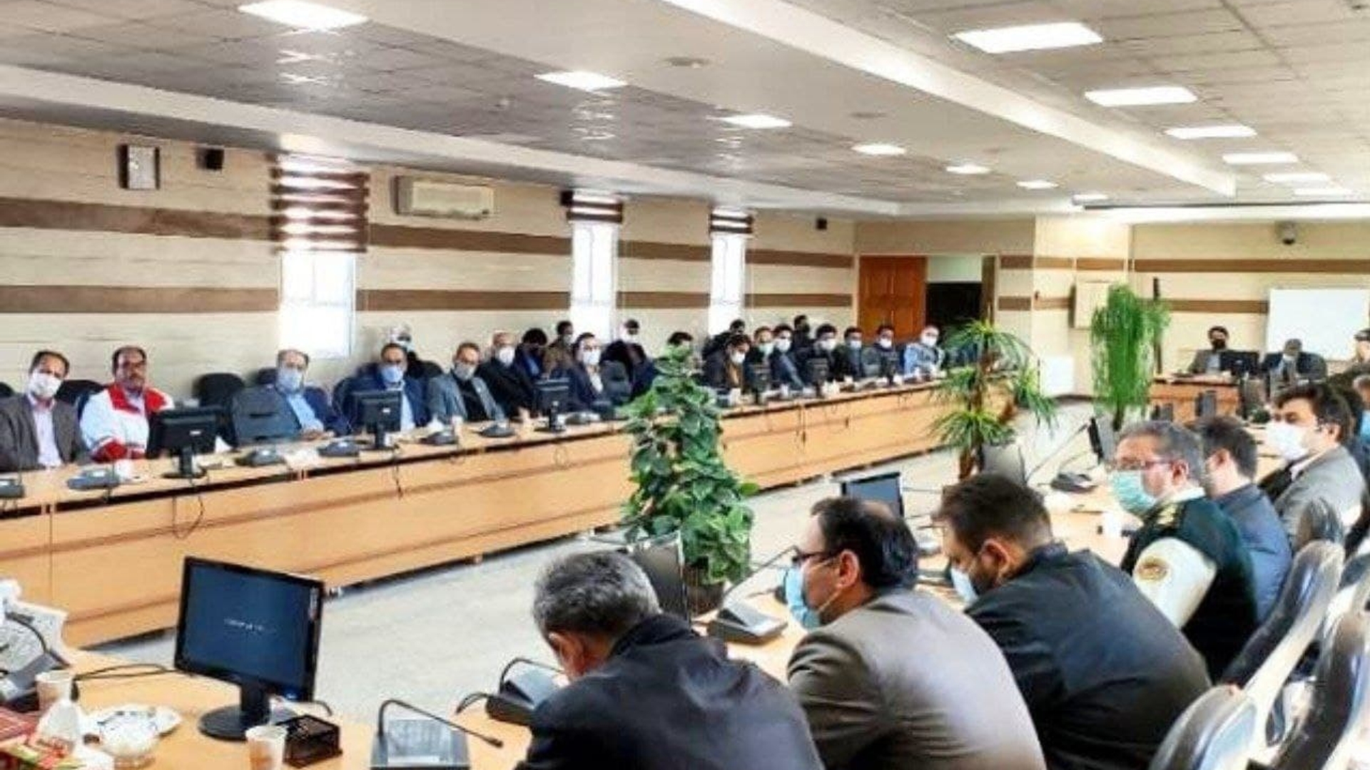 به ریاست مهندس سلیمانی فرماندار شهرستان زرندیه و با حضور حجت‌الاسلام والمسلمین ابراهیمی امام جمعه شهرستان زرندیه