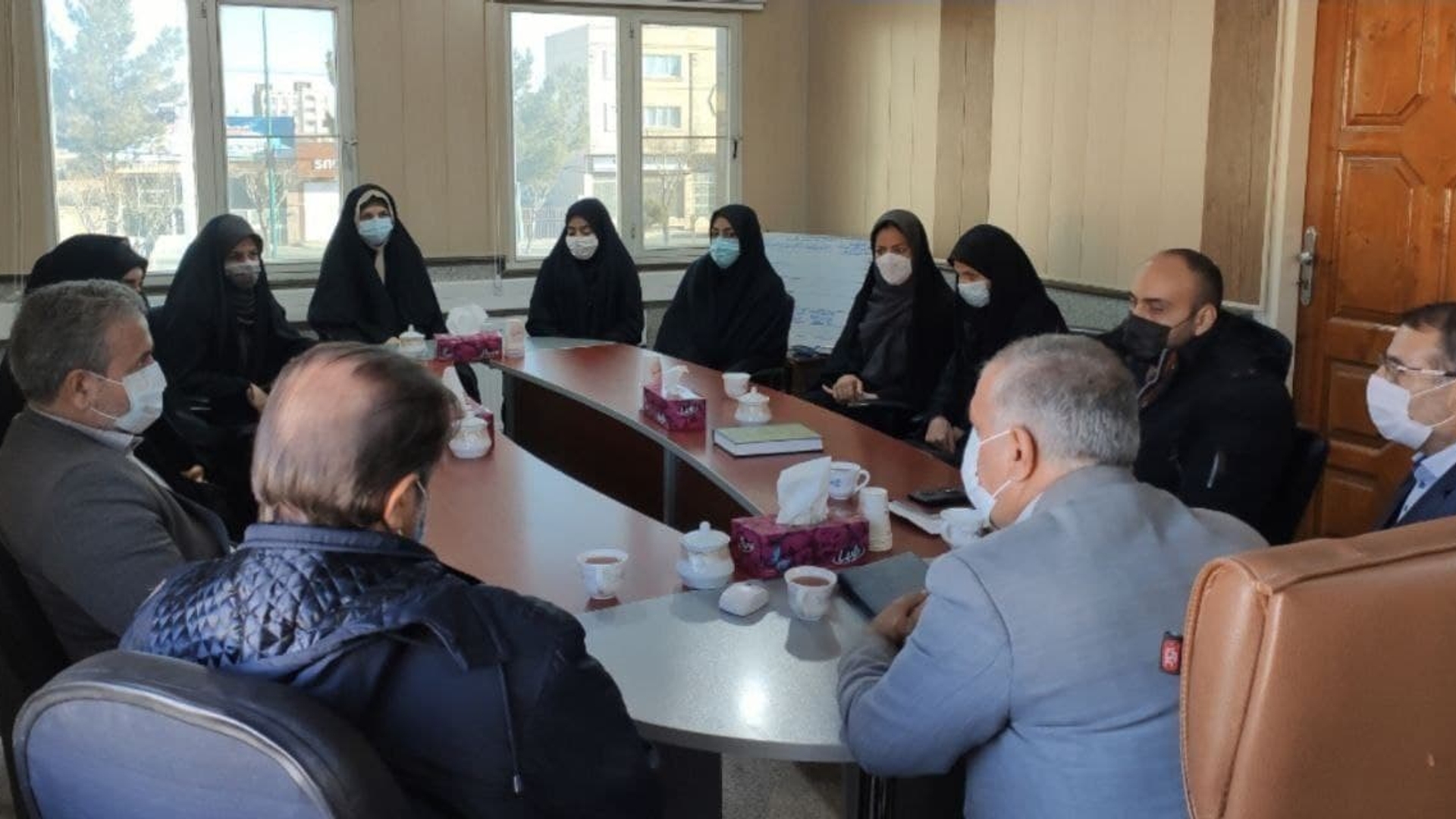 دیدار جمعی از آموزش دهندگان دوره های سواد آموزی