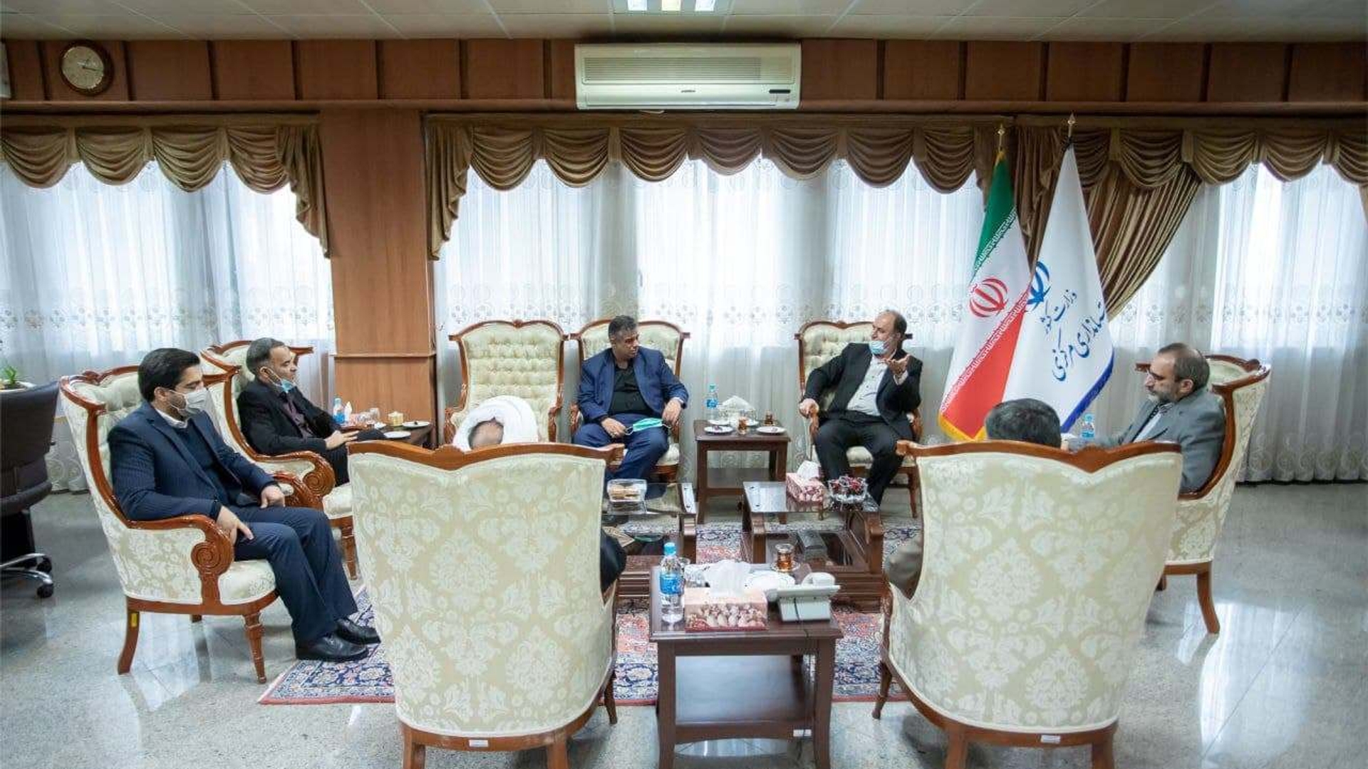 دیدار رییس کمیسیون برنامه، بودجه و محاسبات مجلس شورای اسلامی با استاندار مرکزی و معاون هماهنگی امور عمرانی