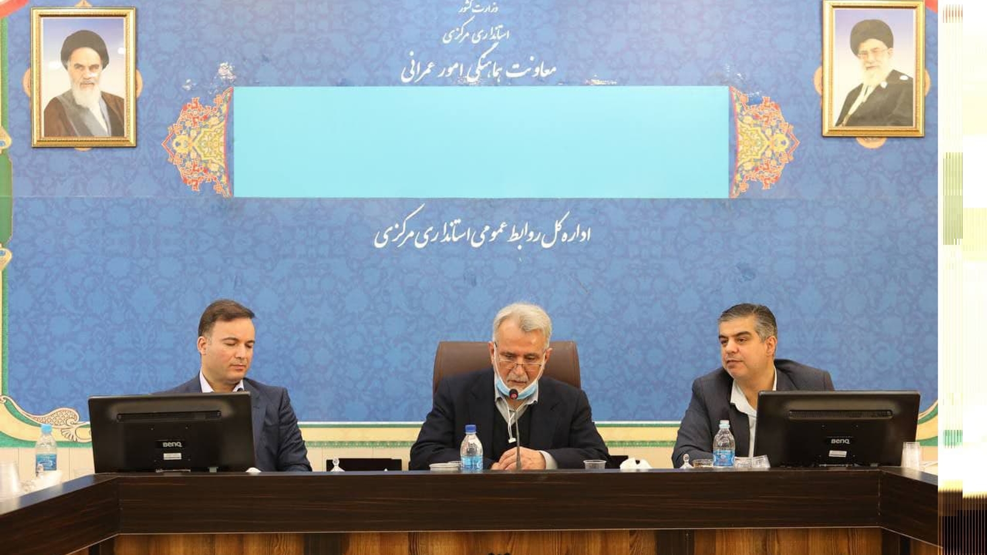 نشست رییس سازمان نظام مهندسی ساختمان کشور با معاون هماهنگی امور عمرانی استاندار