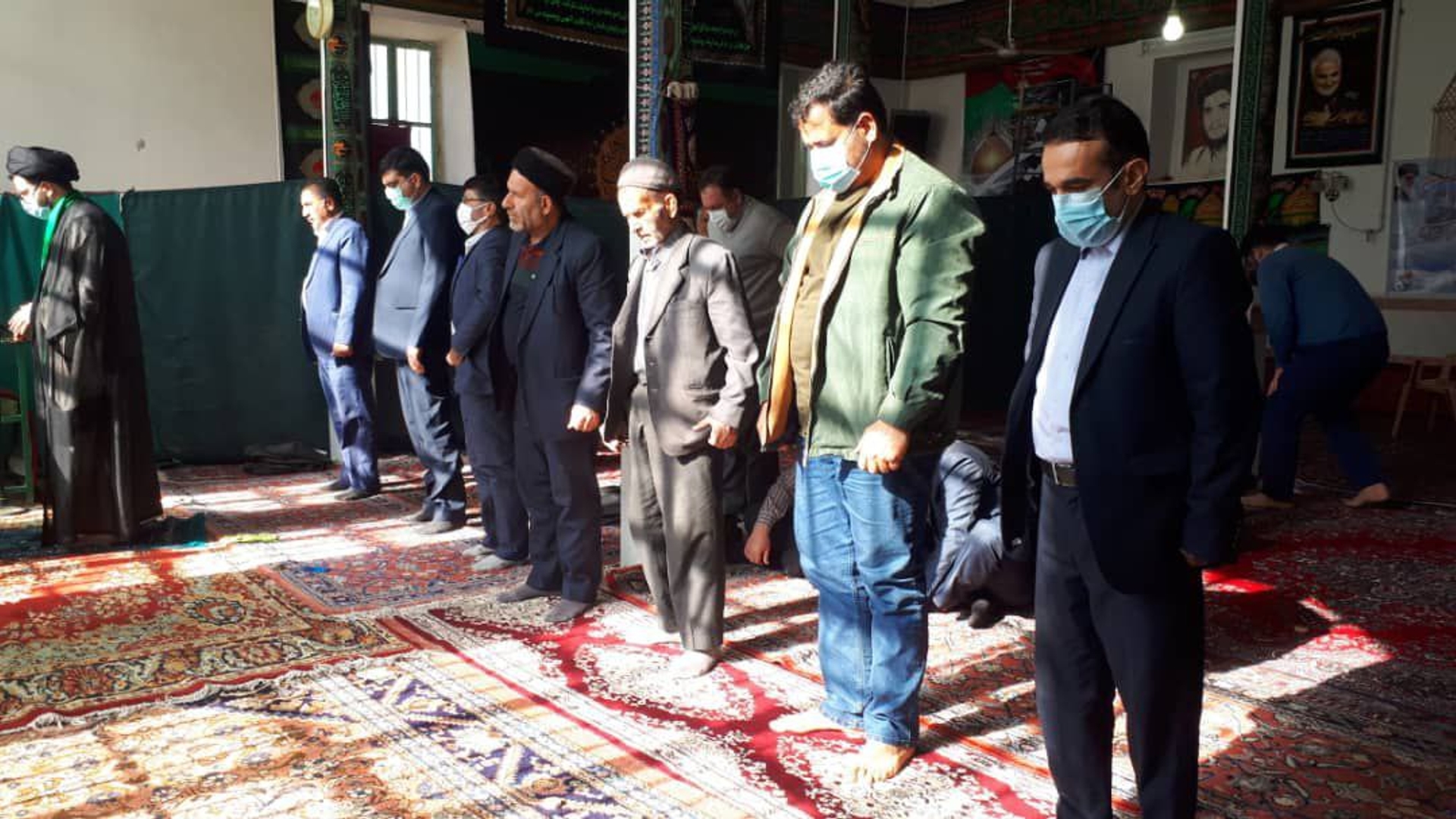 نماز جماعت روستای نظم آباد