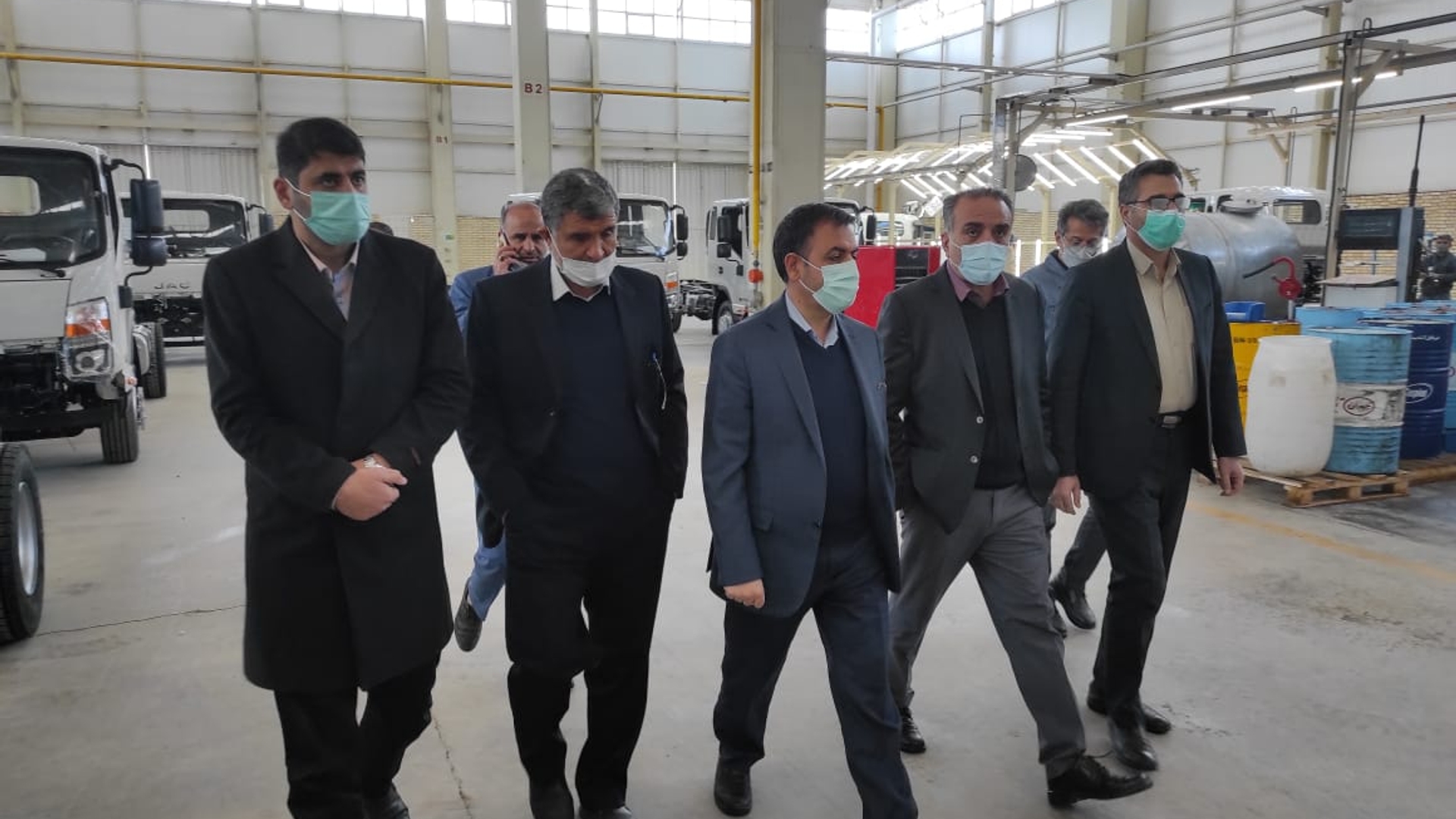 معاون هماهنگی امور اقتصادی استاندار از تعدادی از واحدهای اقتصادی شهرستان خمین بازدید کرد