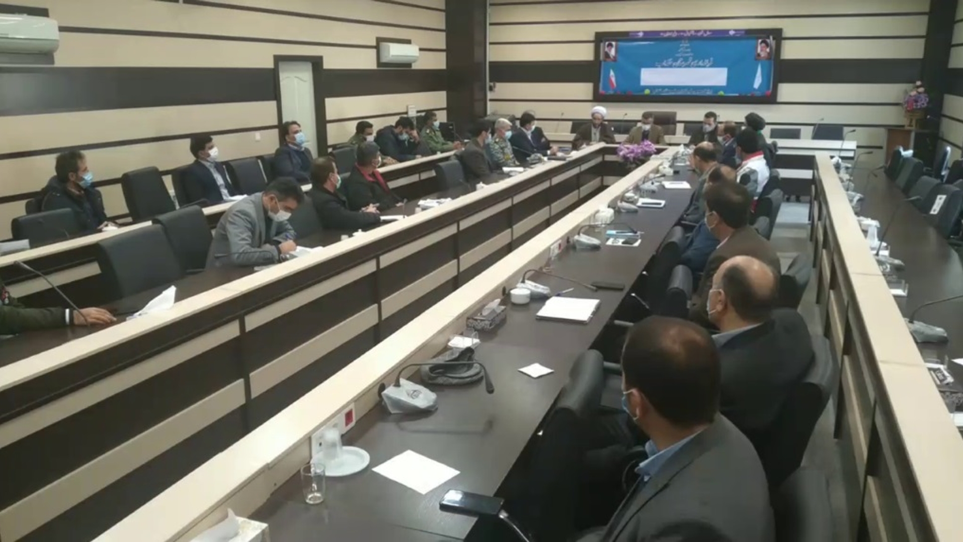 جلسه هماهنگی برنامه های ستاد دهه مبارک فجر شهرستان خنداب