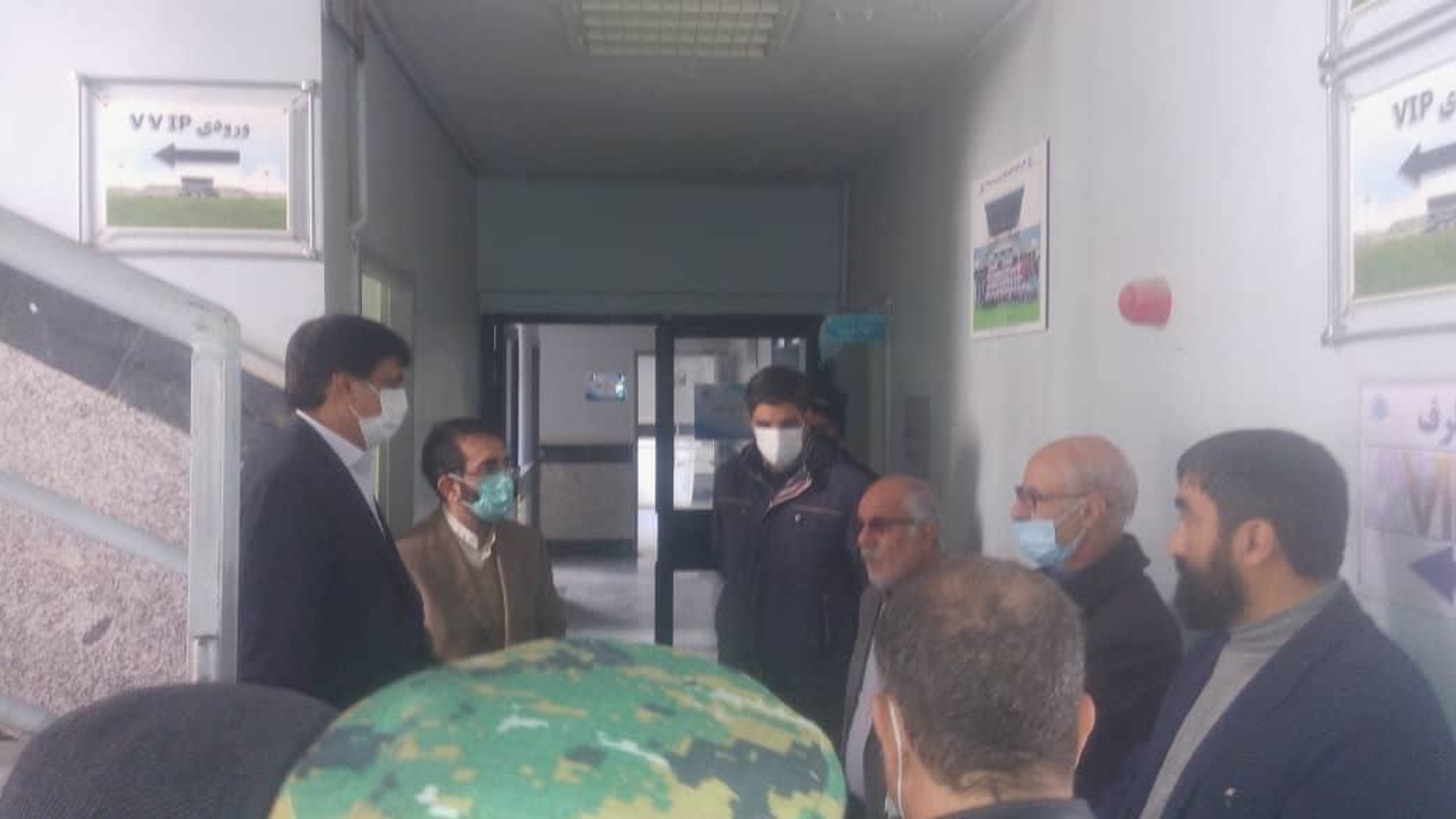 بازديد معاون سياسي،امنيتي و اجتماعي استاندار مركزي و مديران و مسئولين همراه از وضعيت استاديوم ۱۵ هزار نفری امام خمینی (ره) شهر اراک.