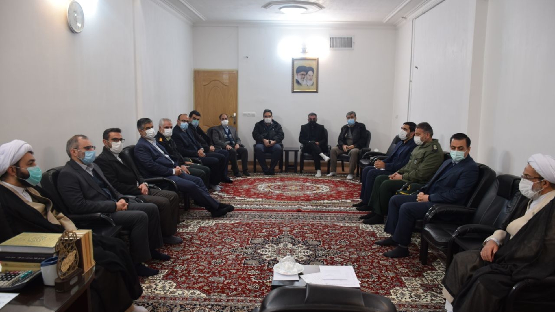 دیدار دکتر مخلص الائمه استاندار مرکزی با حجت الاسلام والمسلمین دکتر ربانی امام جمعه شهرستان محلات