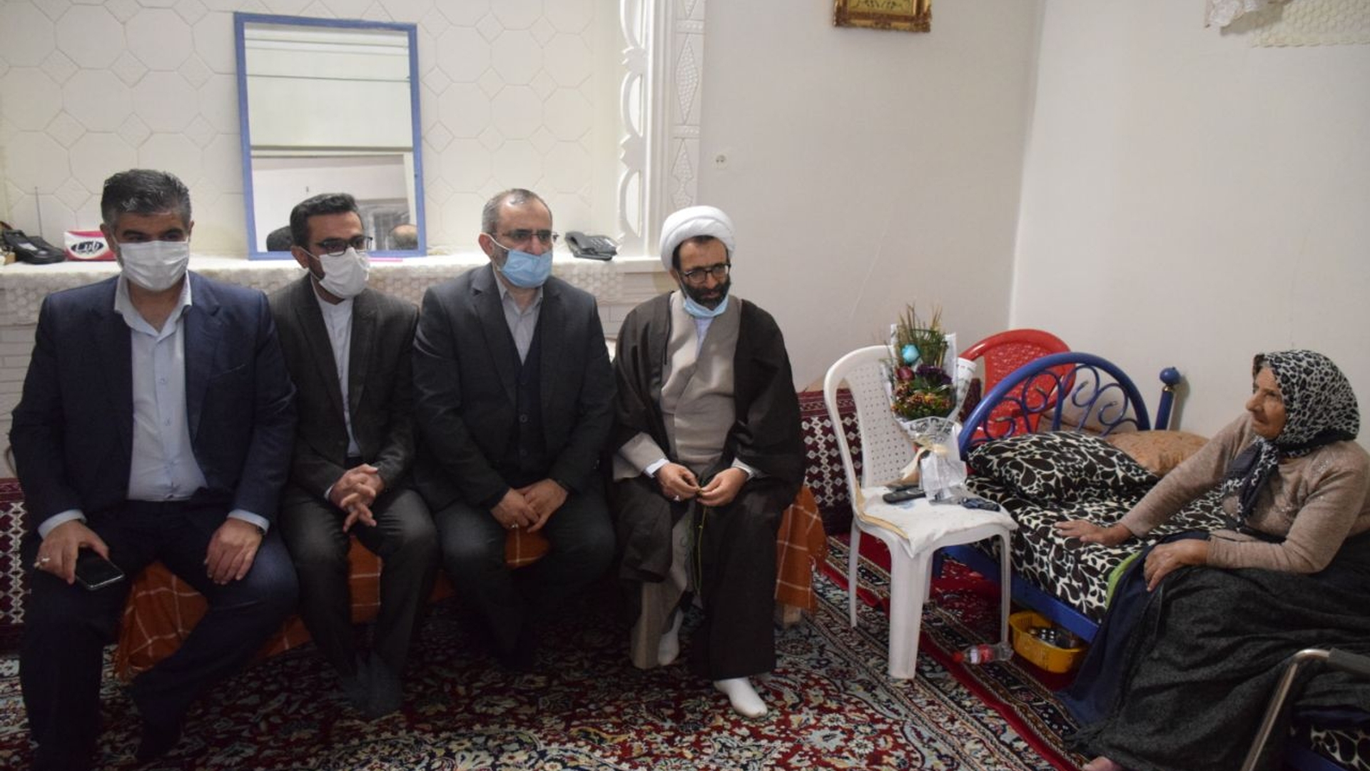 بازدید دکتر مخلص الائمه استاندار مرکزی از کوی حجت شهرستان محلات