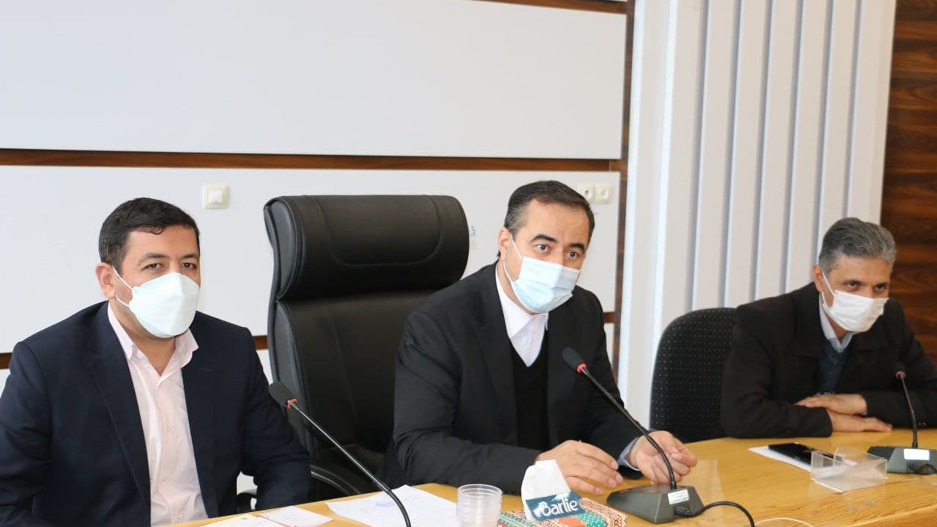 جلسه بررسی مشکلات روستاهای وسمق، قوشه خانی و هفتیان