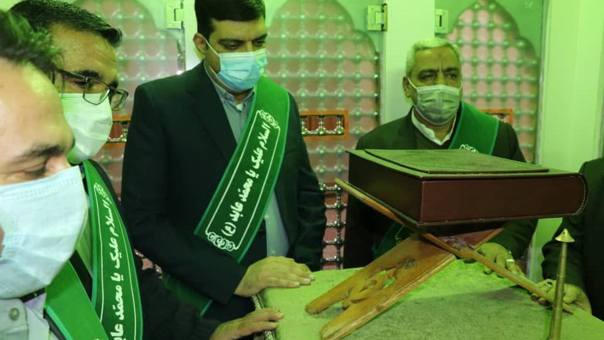 مراسم غبارروبی امامزاده محمد عابد مشهد میقان اراک