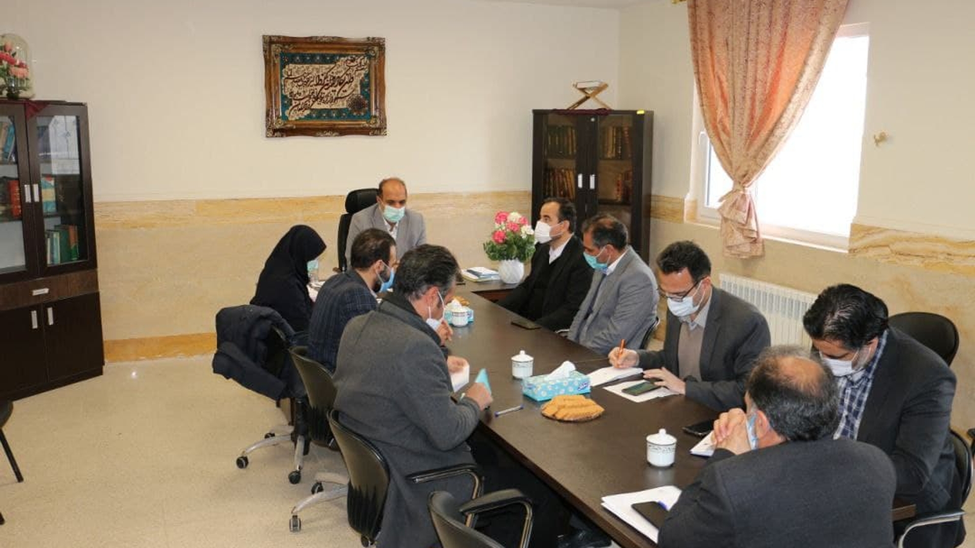جلسه بررسی مشکلات ارتباطی و اینترنت روستاهای شهرستان