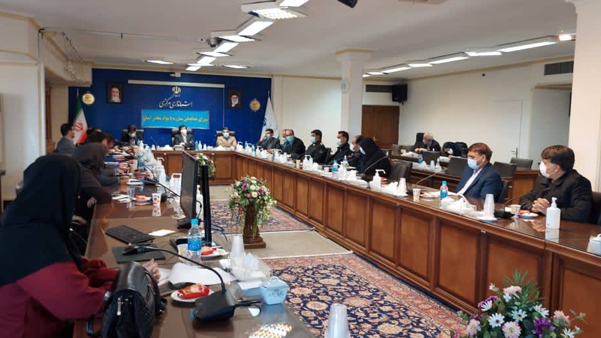 نشست شورای هماهنگی مبارزه با مواد مخدر استان مركزي به ریاست اکرمی معاون سیاسی، امنیتی و اجتماعی استاندار با حضور مديران كل و مسئولين مربوطه برگزار شد