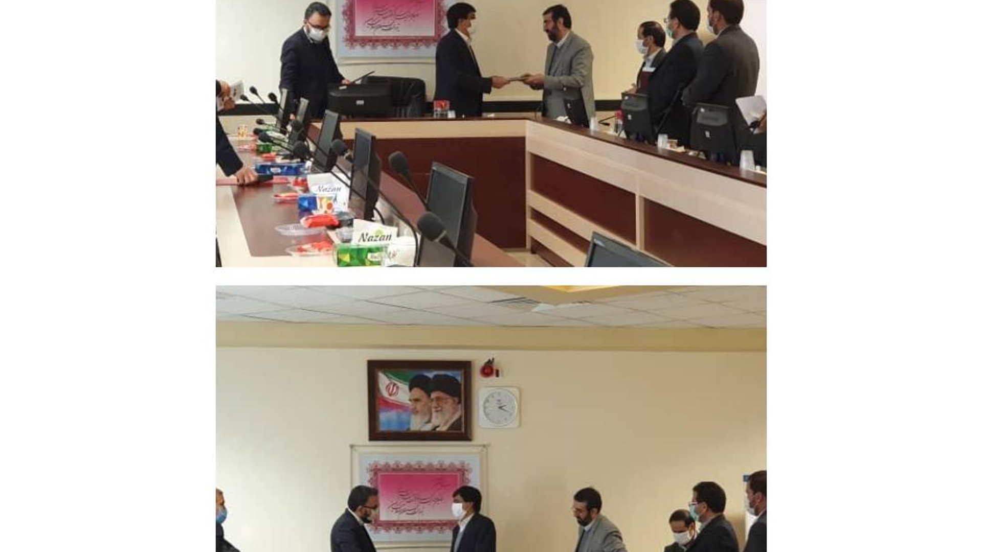 جلسه کمیسیون برنامه ریزی
، هماهنگي و نظارت بر مبارزه با قاچاق کالا و ارز استان مركزي  به رياست اكرمي معاون سیاسی،امنیتی و اجتماعی استاندار با حضور مديران كل و مسئولين مربوطه برگزار شد.
در حاشيه اين جلسه از خدمات طاعتي دبير سابق اين كميسيون تقدير و نظري به عنوان دبير جديد كميسيون مبارزه با قاچاق كالا و ارز استان معرفي شد