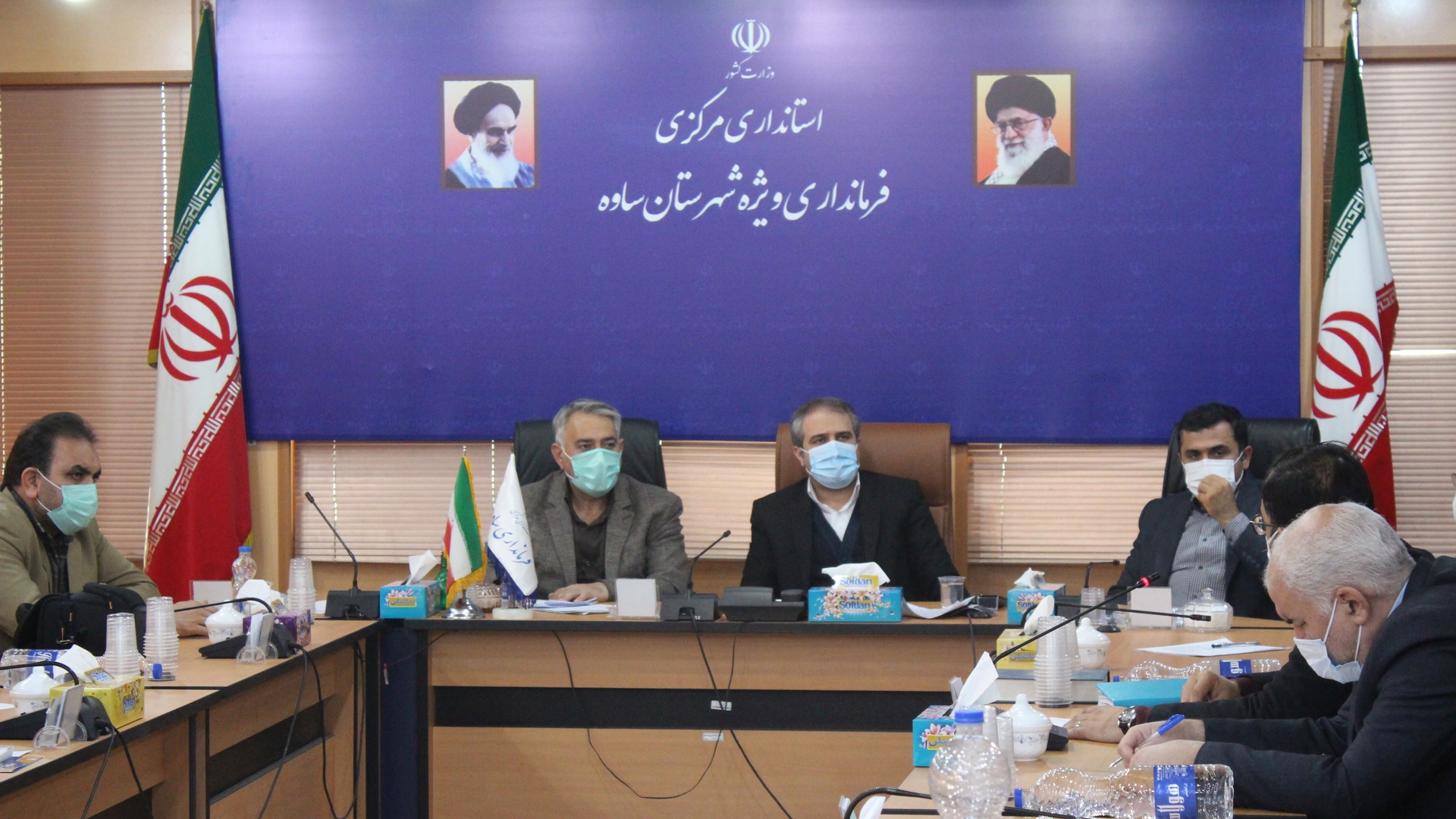 جلسه شورای پدافند شهرستان ساوه