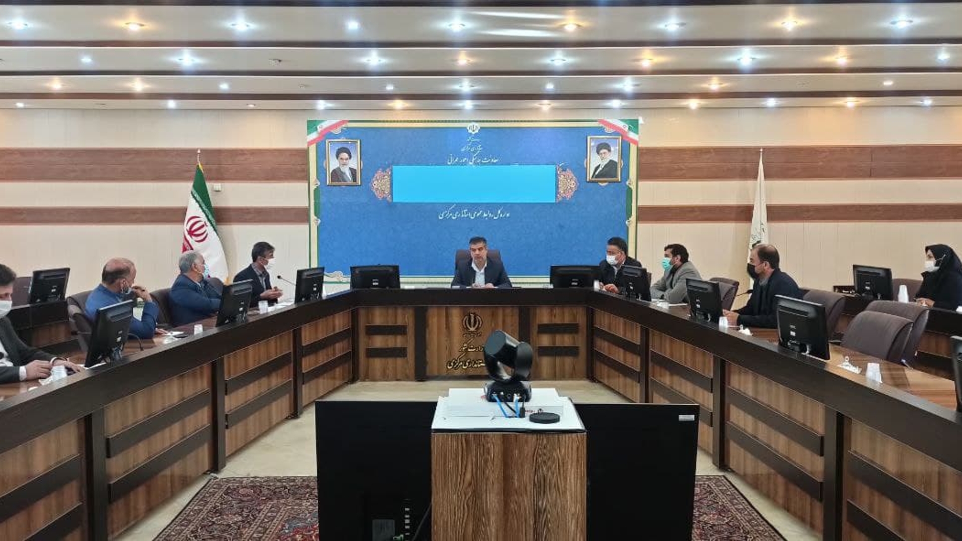 جلسه بررسی مشکلات منطقه گردشگری بودجه شهرستان خمین