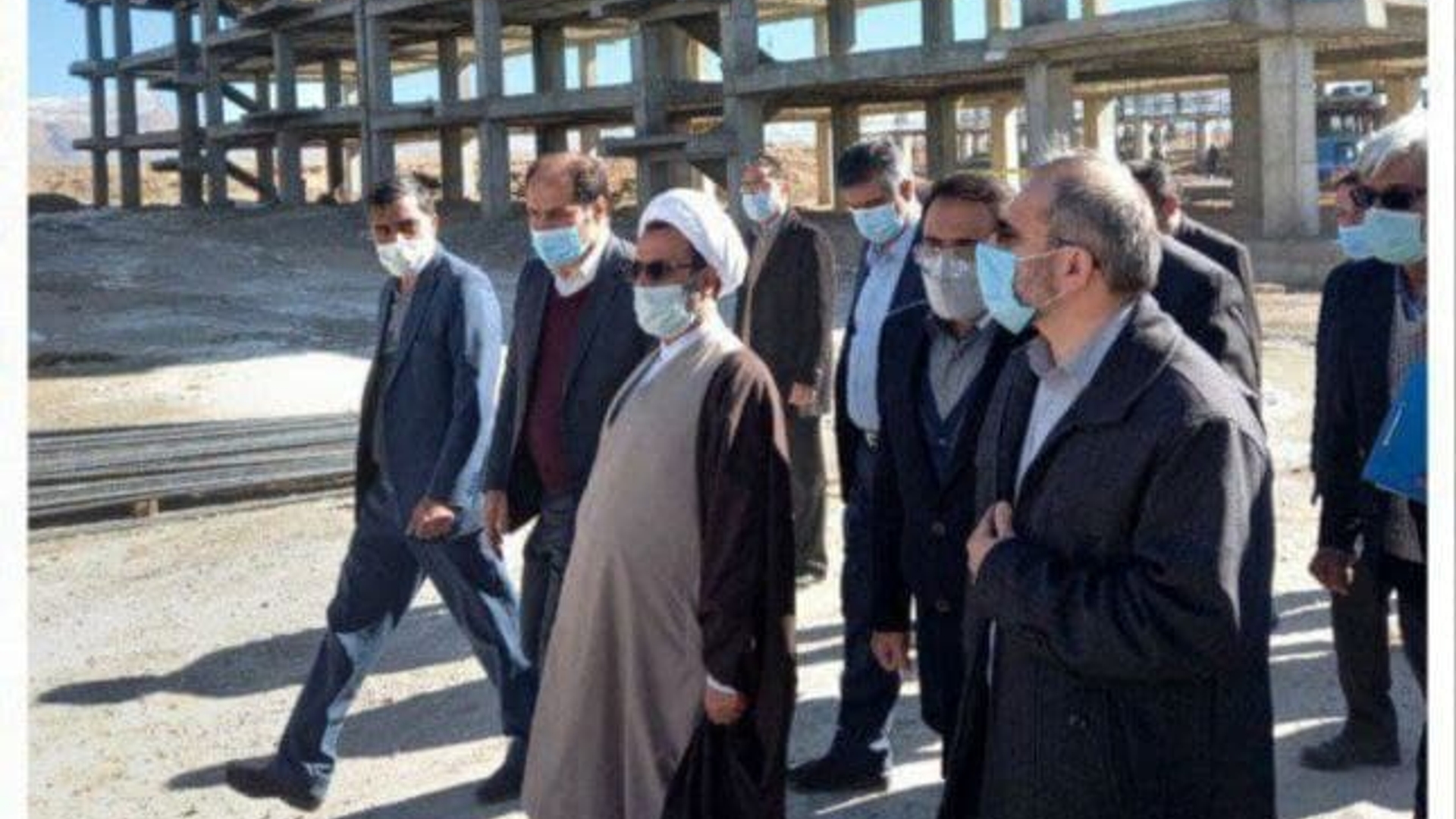 بازدید مسئولین استان از طرح اقدام ملی مسکن شهرستان دلیجان