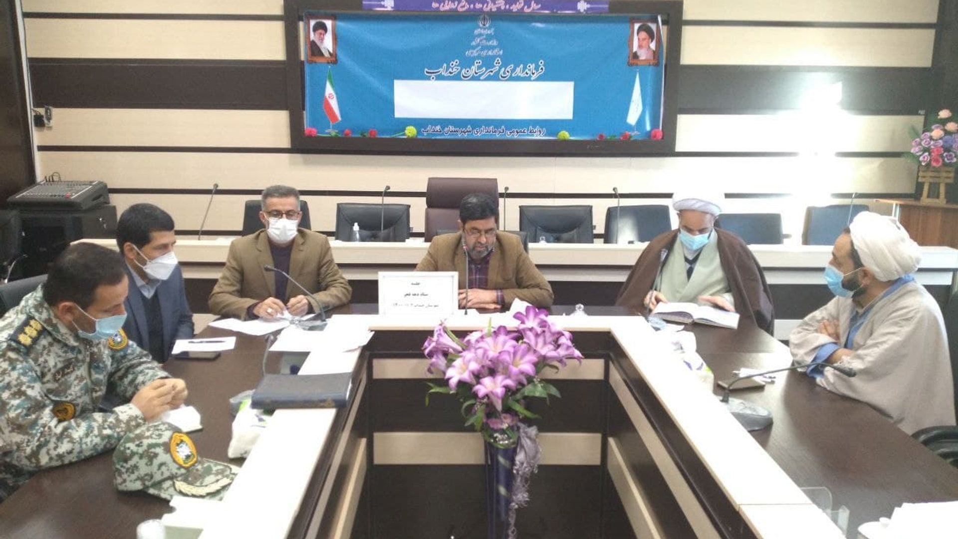 برگزاری دومین جلسه هماهنگی ستاد گرامیداشت دهه فجر شهرستان خنداب به ریاست گازری سرپرست فرمانداری خنداب