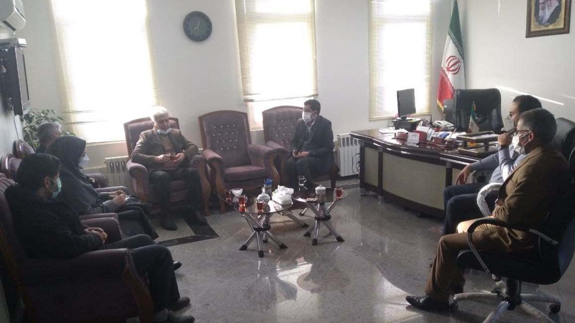 دیدار مدیرعامل شرکت آب وفاضلاب استان مرکزی با فرماندارشهرستان خنداب