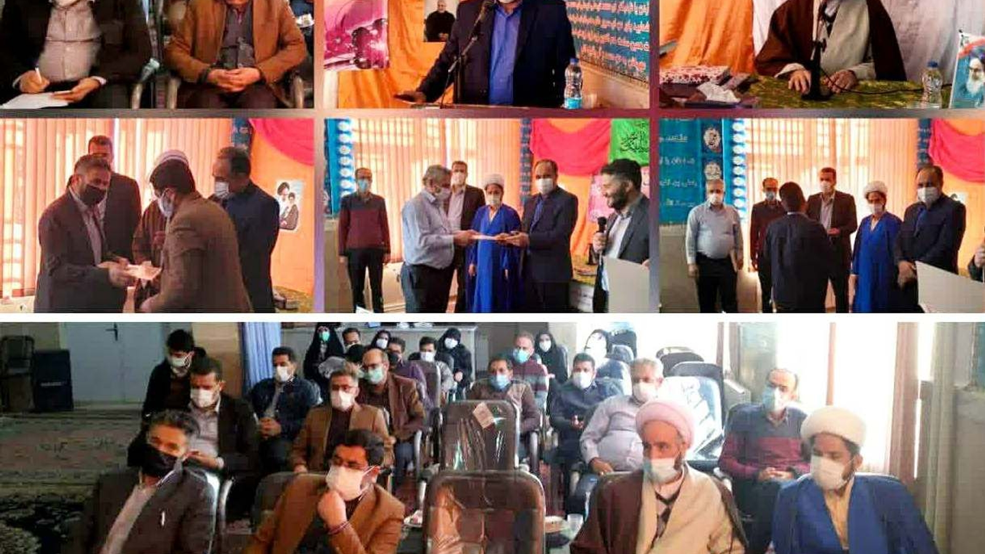 مراسم تودیع و معارفه مدیرکمیته امداد امام خمینی (ره) شهرستان خنداب برگزار شد