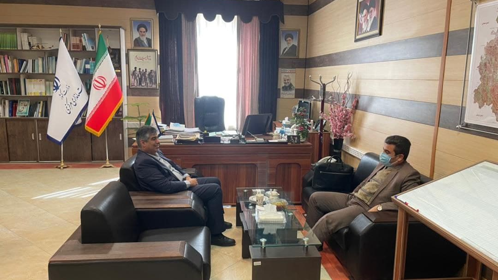 دیدار فرماندار شهرستان شازند با معاون هماهنگی امور عمرانی