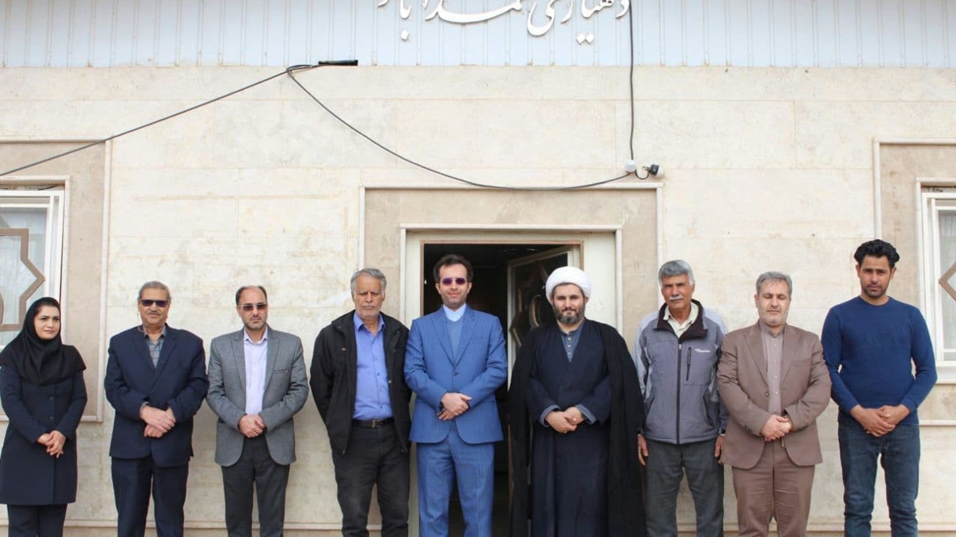 بازدید از روند تکمیل پروژه های عمرانی روستای امیر آباد اراضی