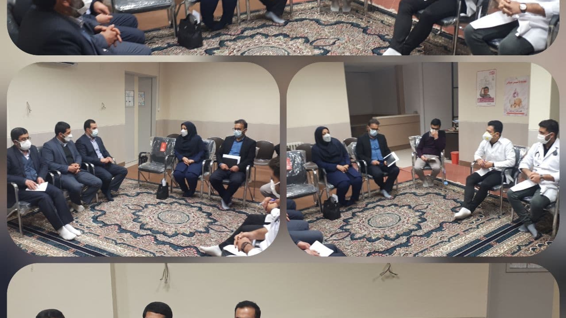 بازدید گازری سرپرست فرمانداری شهرستان خنداب از مرکز سلامت شبانه روزی شهر جاورسیان