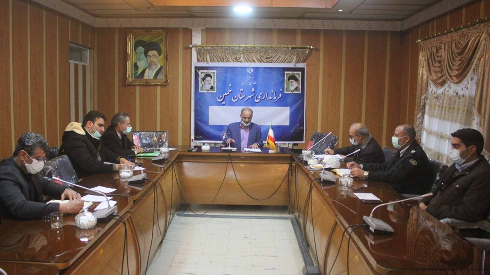 جلسه شورای ترافیک شهرستان خمین